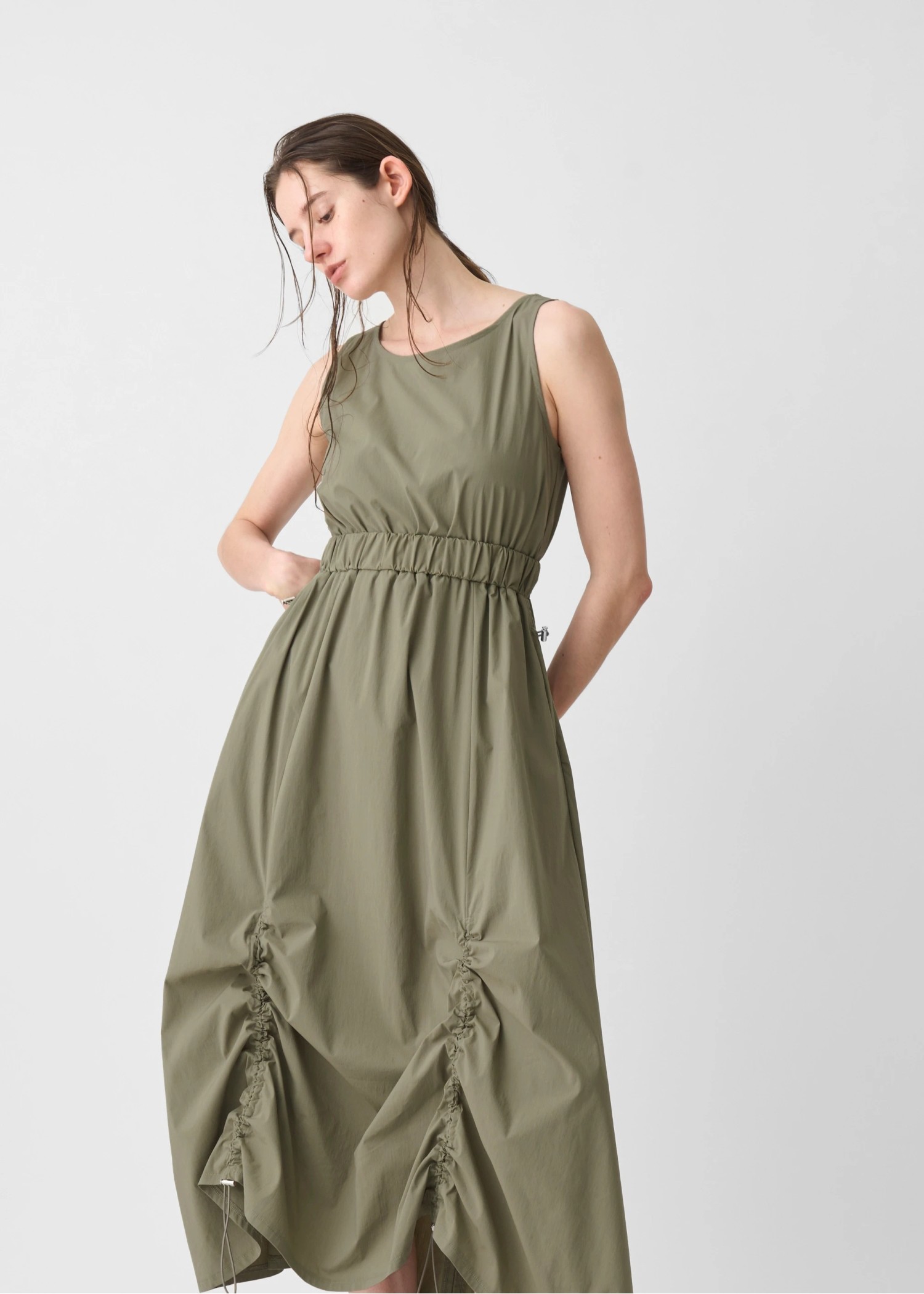 docking drawstring skirt tank OP