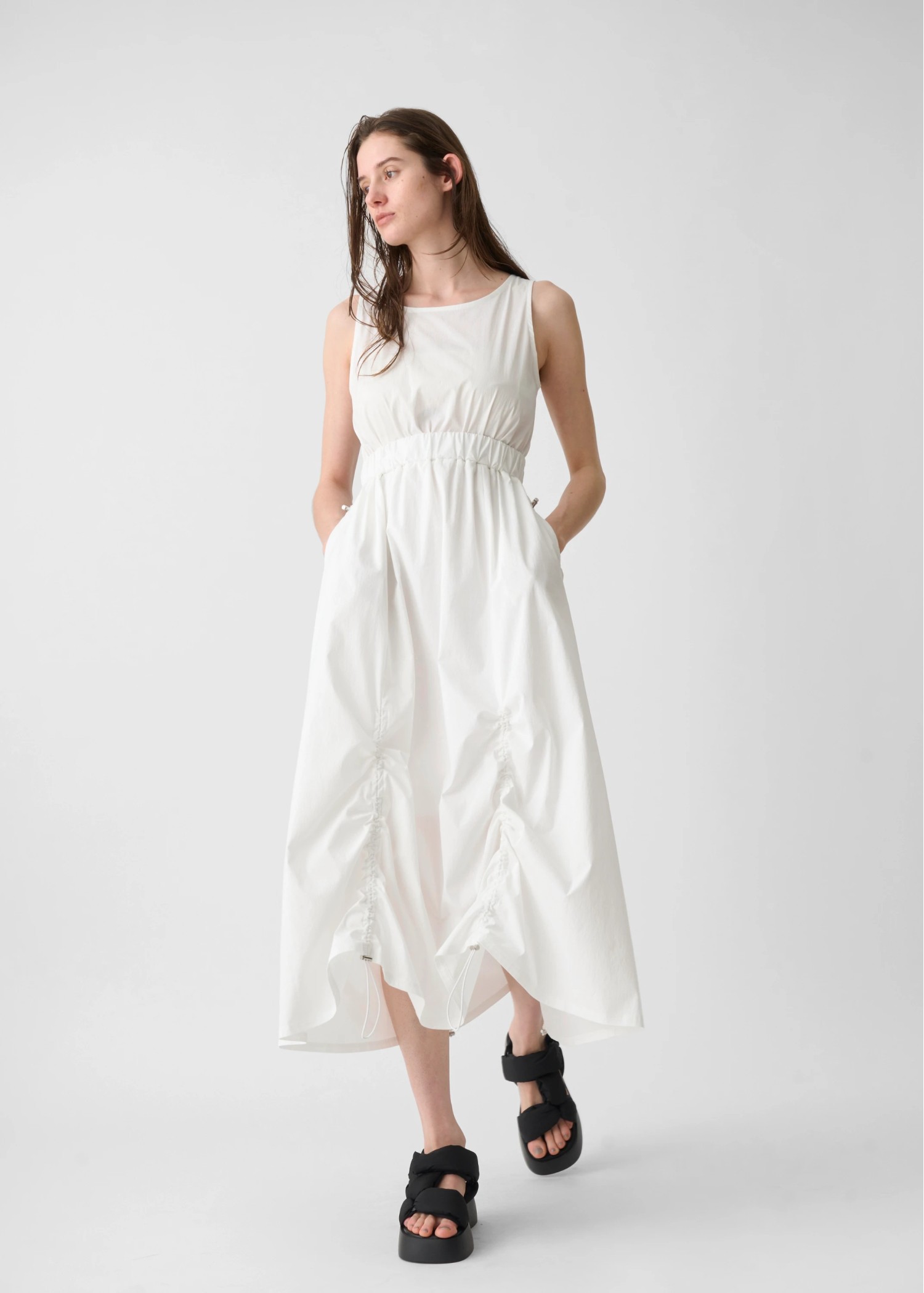 docking drawstring skirt tank OP