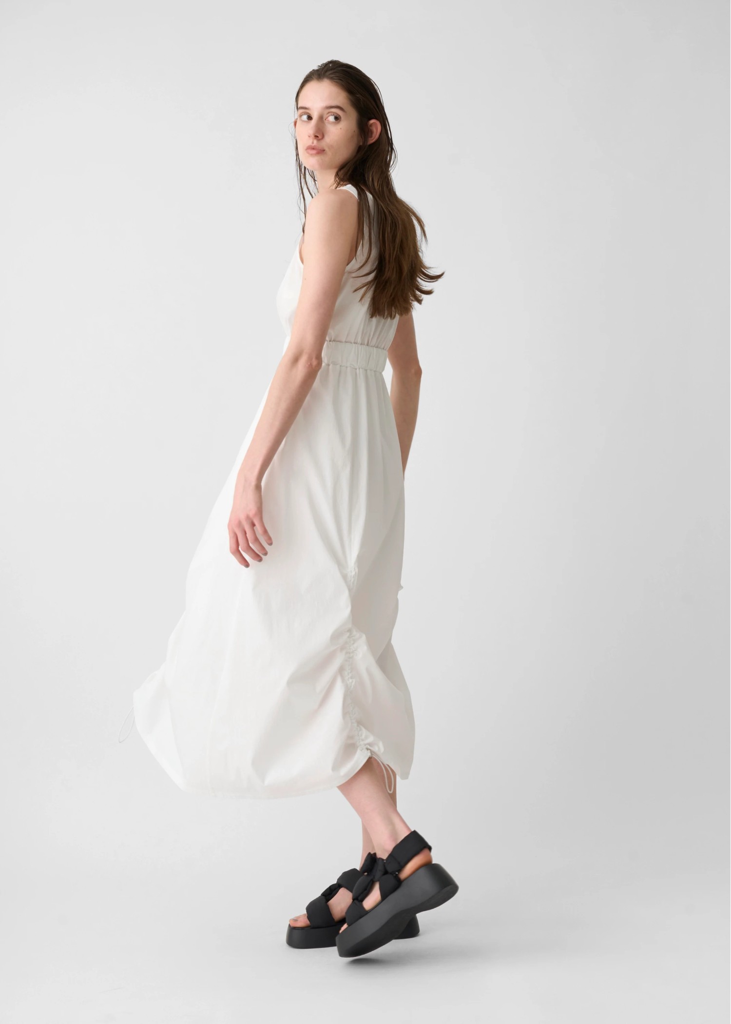 docking drawstring skirt tank OP