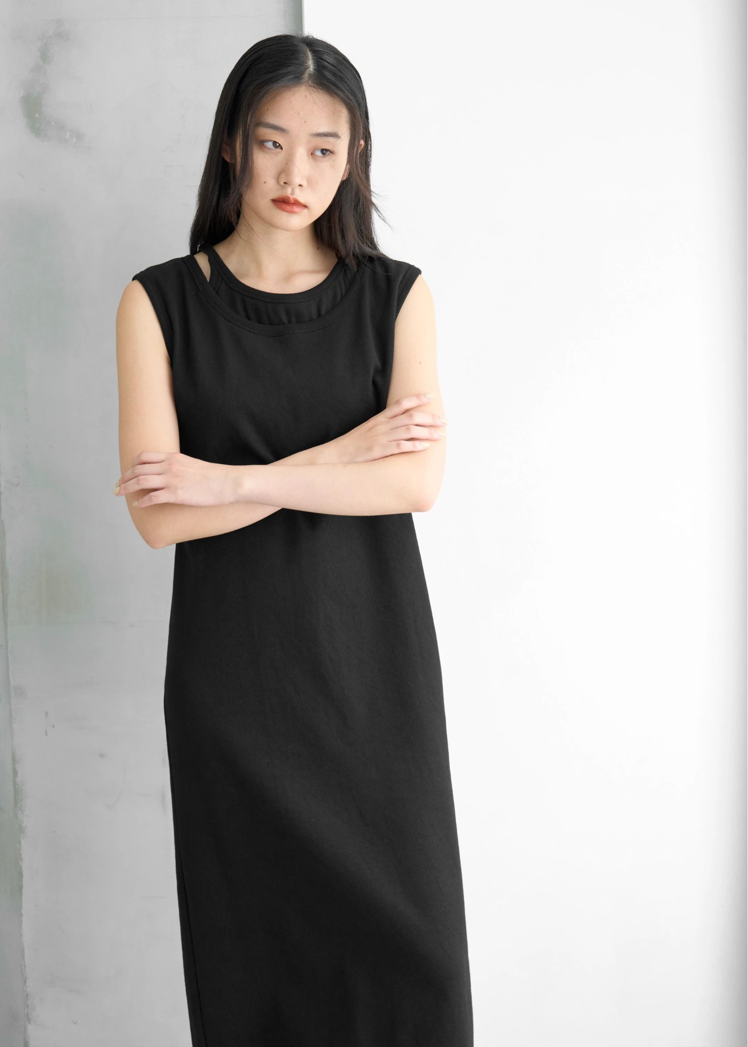 ウィルフリー open shoulder layered like rib OP WILLFULLY official web store（ウィルフリーコウシキツウハン