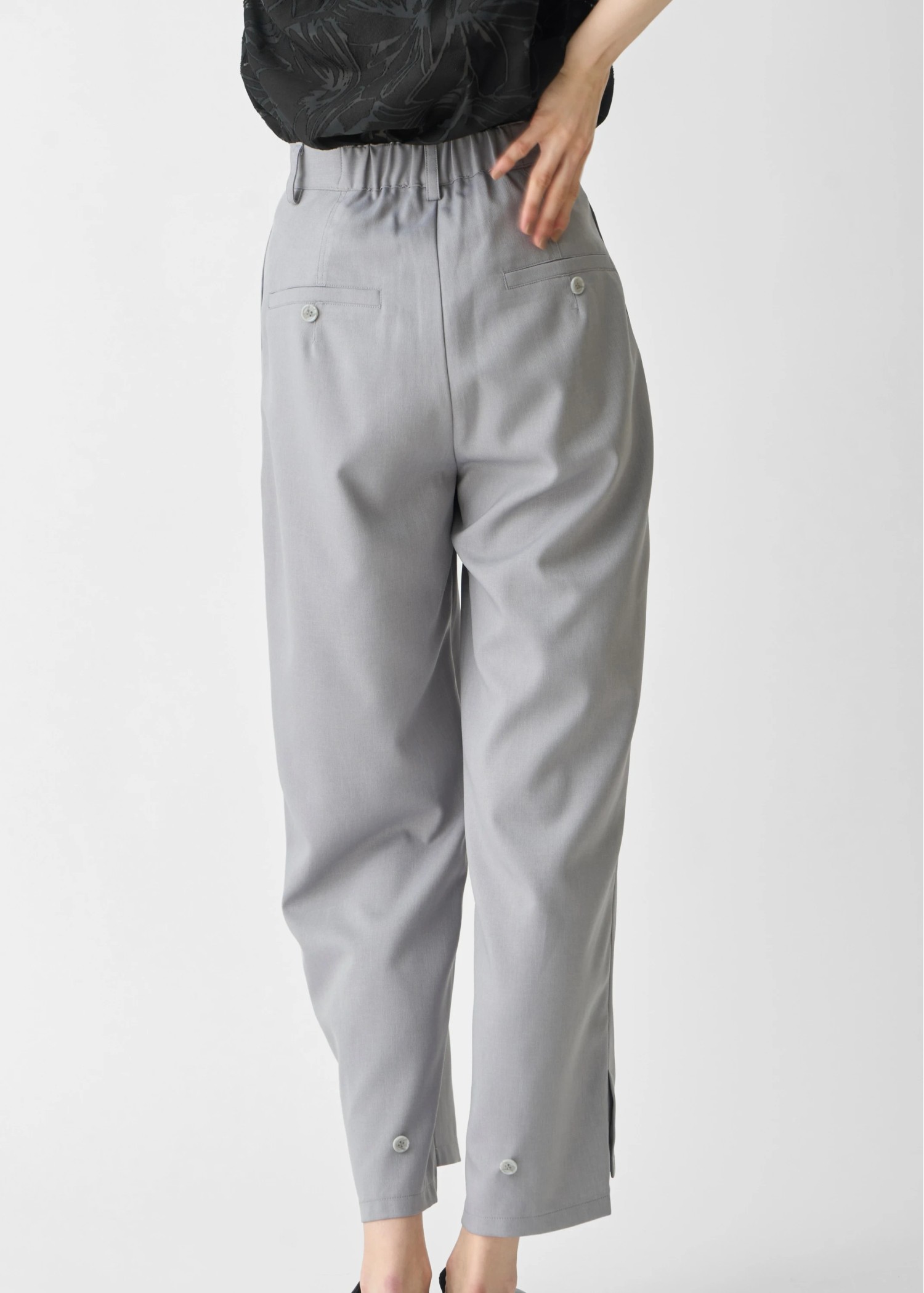 button step hem cool touch tuck PT