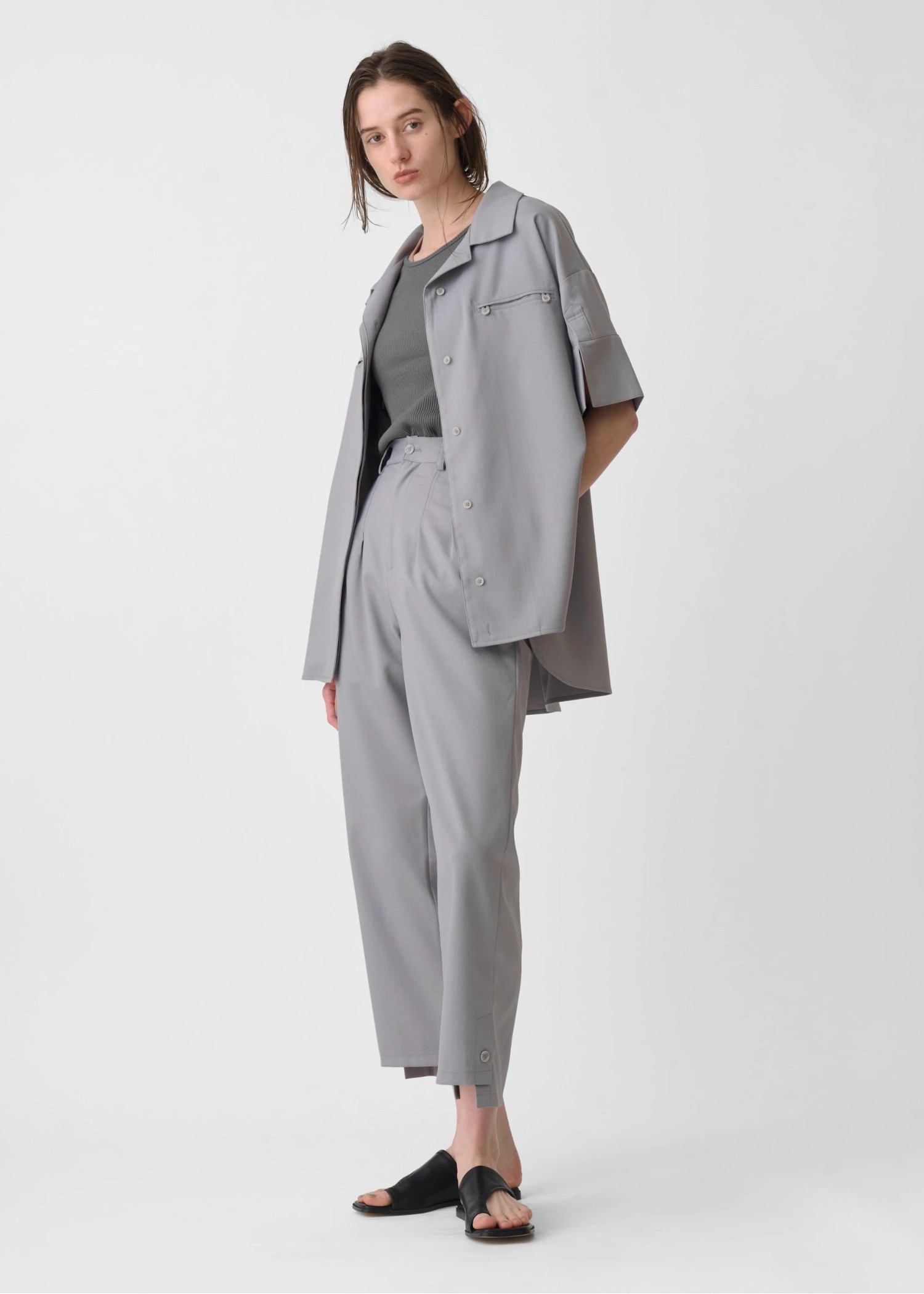 button step hem cool touch tuck PT