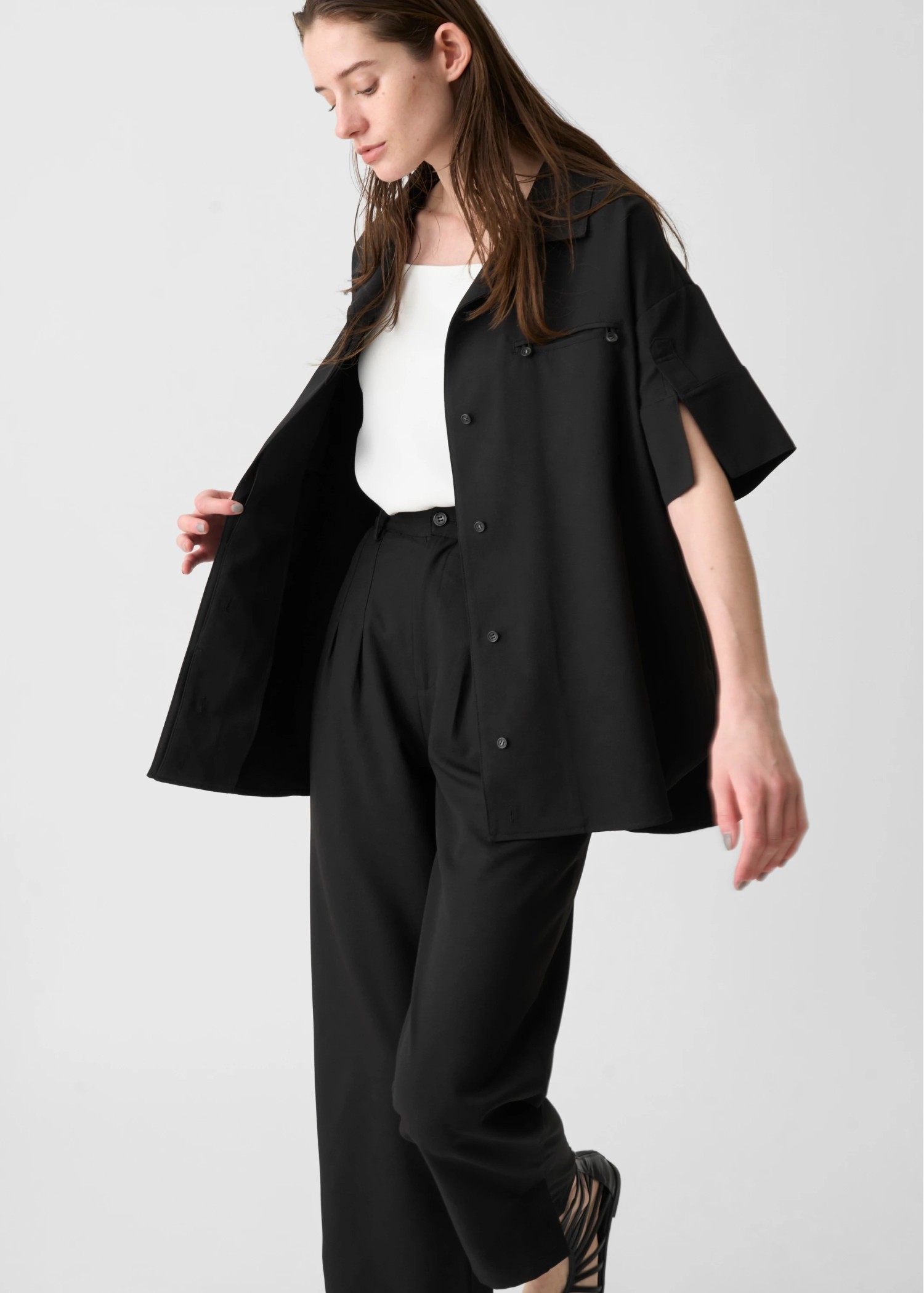 button step hem cool touch tuck PT