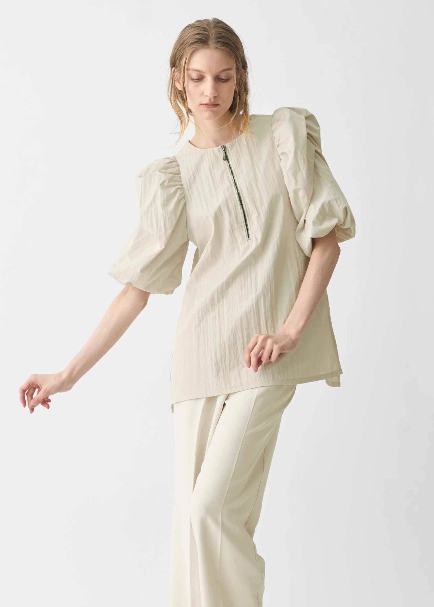 tuck center press slacks PT