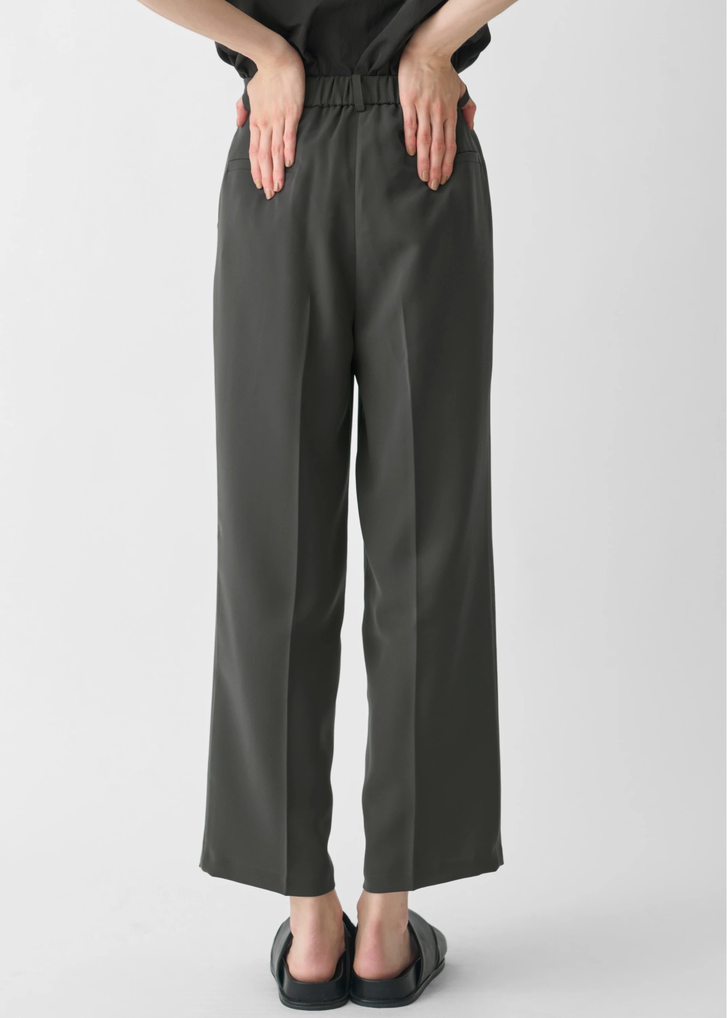 tuck center press slacks PT