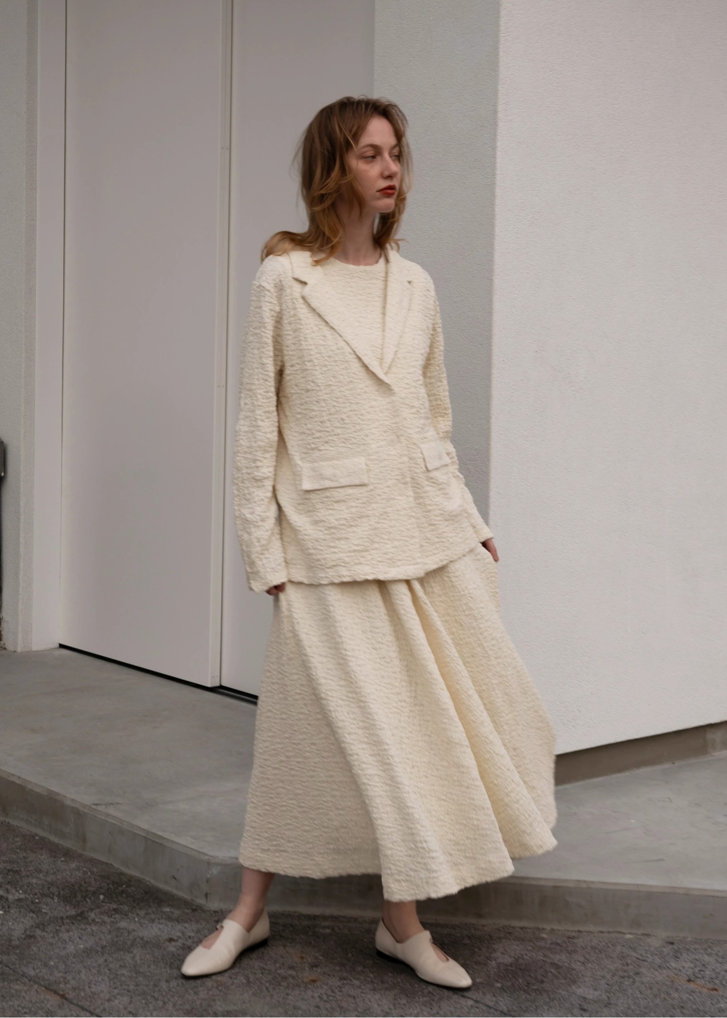 volume flare matelasse SK