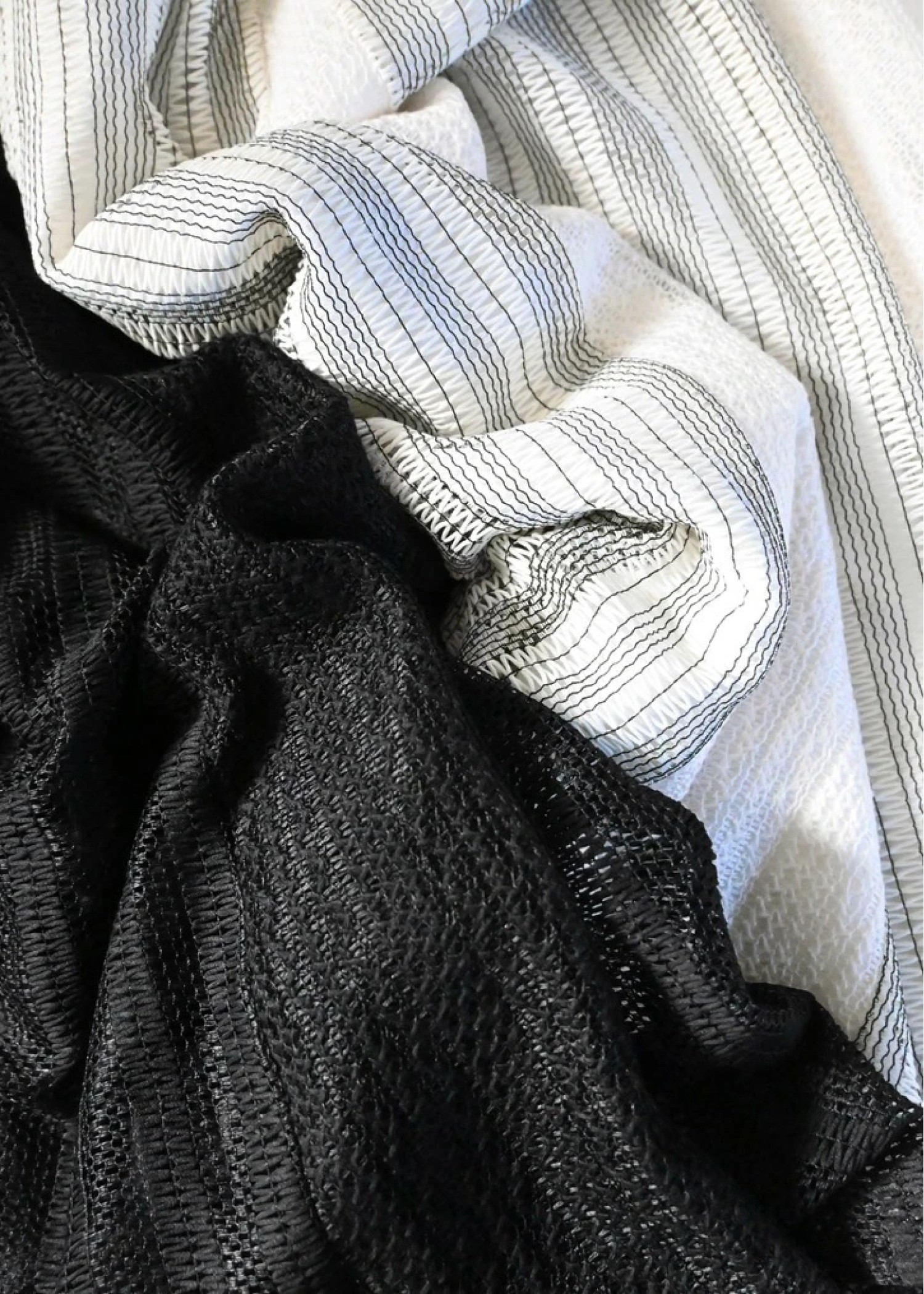 multi stripe lace panel flare SK