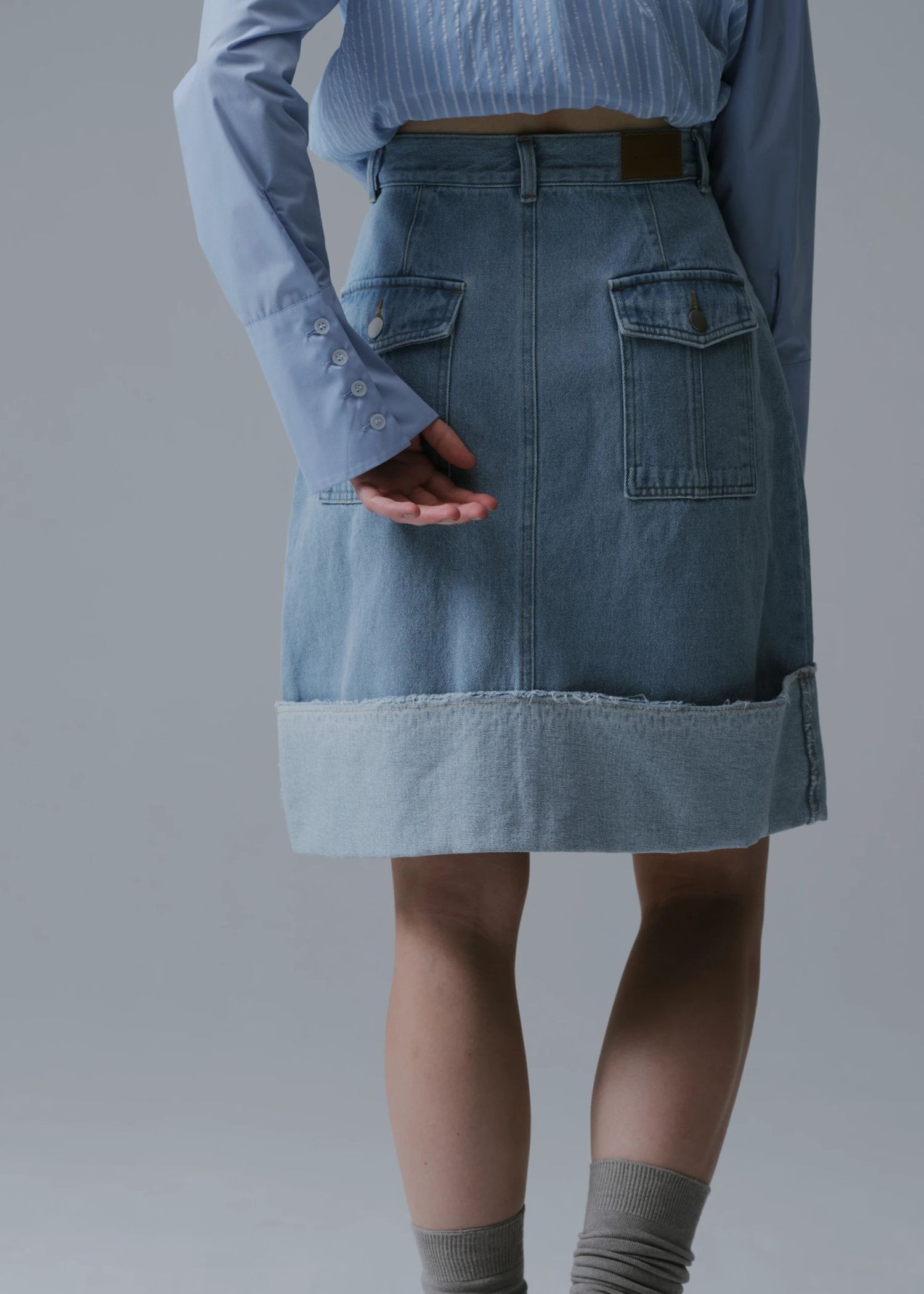 roll up hem various pocket mini SK