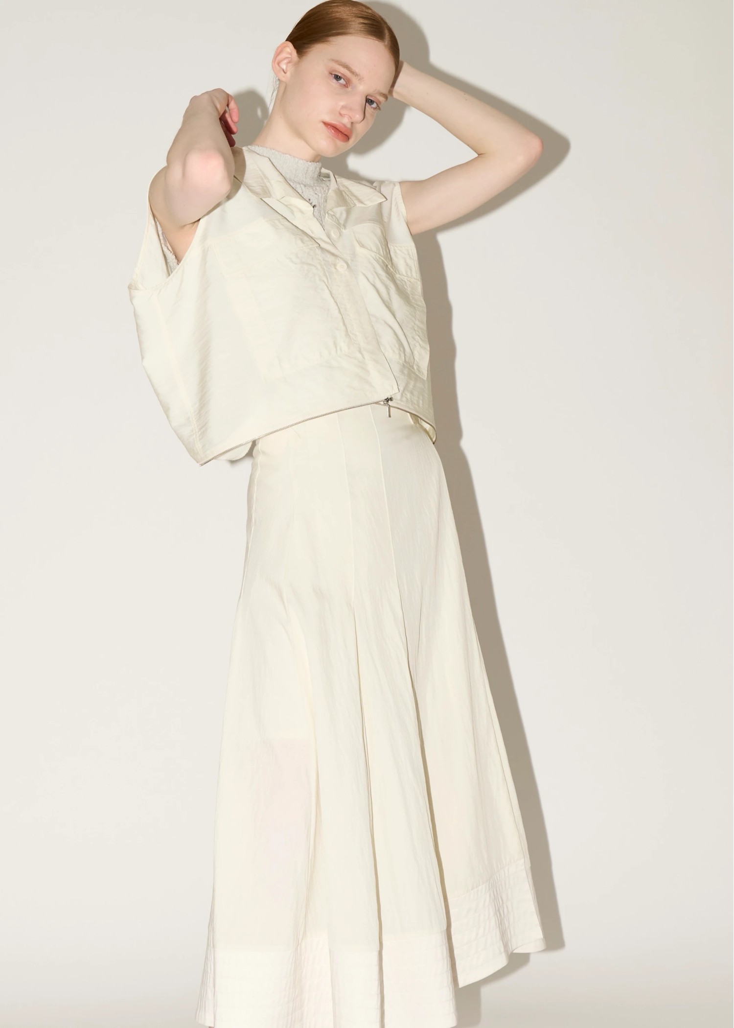 wrap pleats hem boundary SK