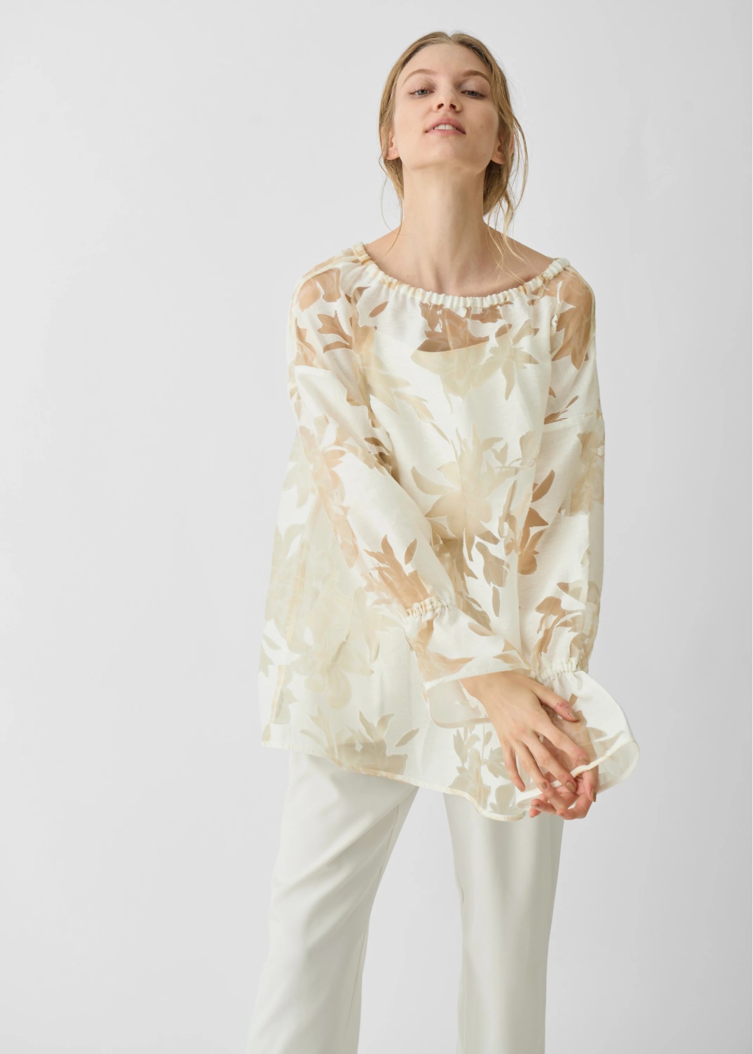 organdy flower candy sleeve TOPS