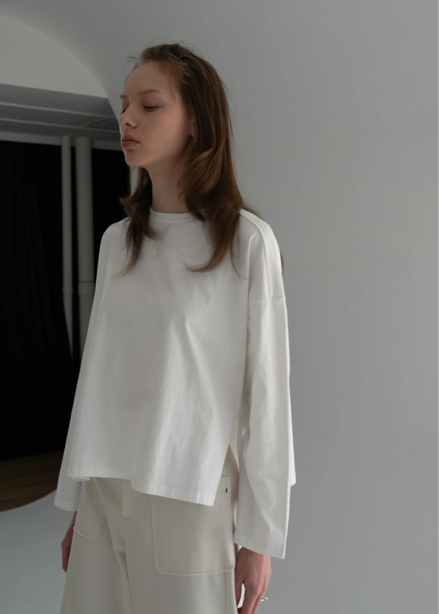 Tシャツ・カットソー YOUTHBATH SIDE CUTTING LONG SLEEVE 4FK289 YOUTHBATH SIDE CUTTING LONG SLEEVE 4FK289 (YOUTHBATH/Tシャツ