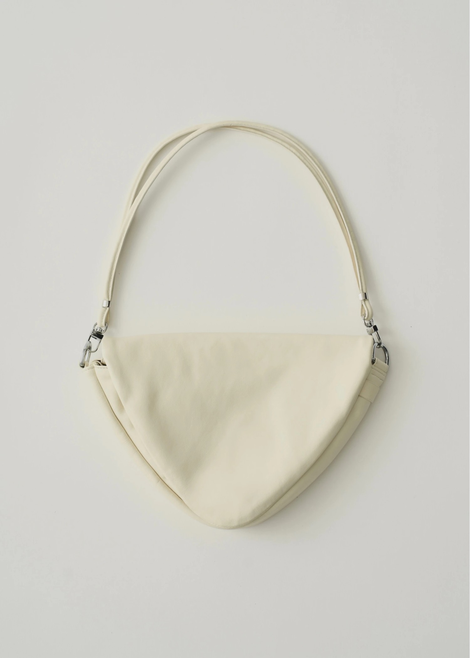 triangle real leather bag "SIERRA"