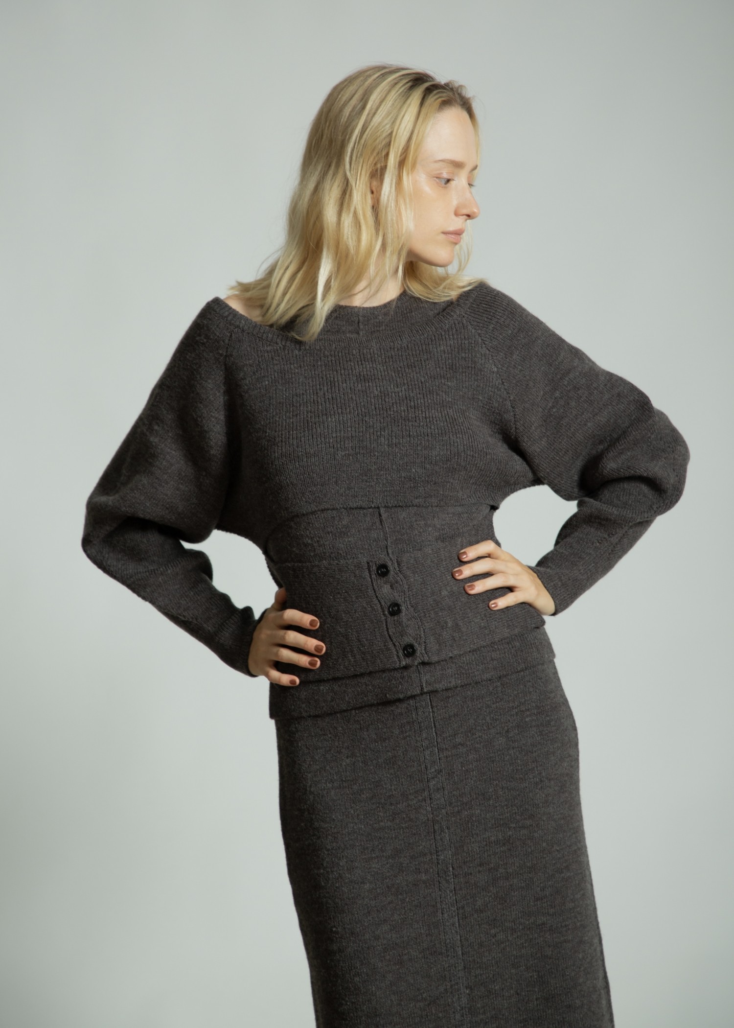 cachecoeur knit × american sleeve knit tank