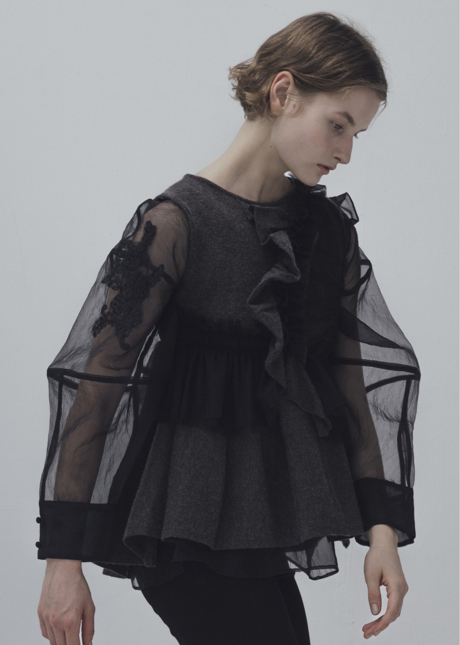 トップス Frill No Sleeve Knit Frill No Sleeve Knit