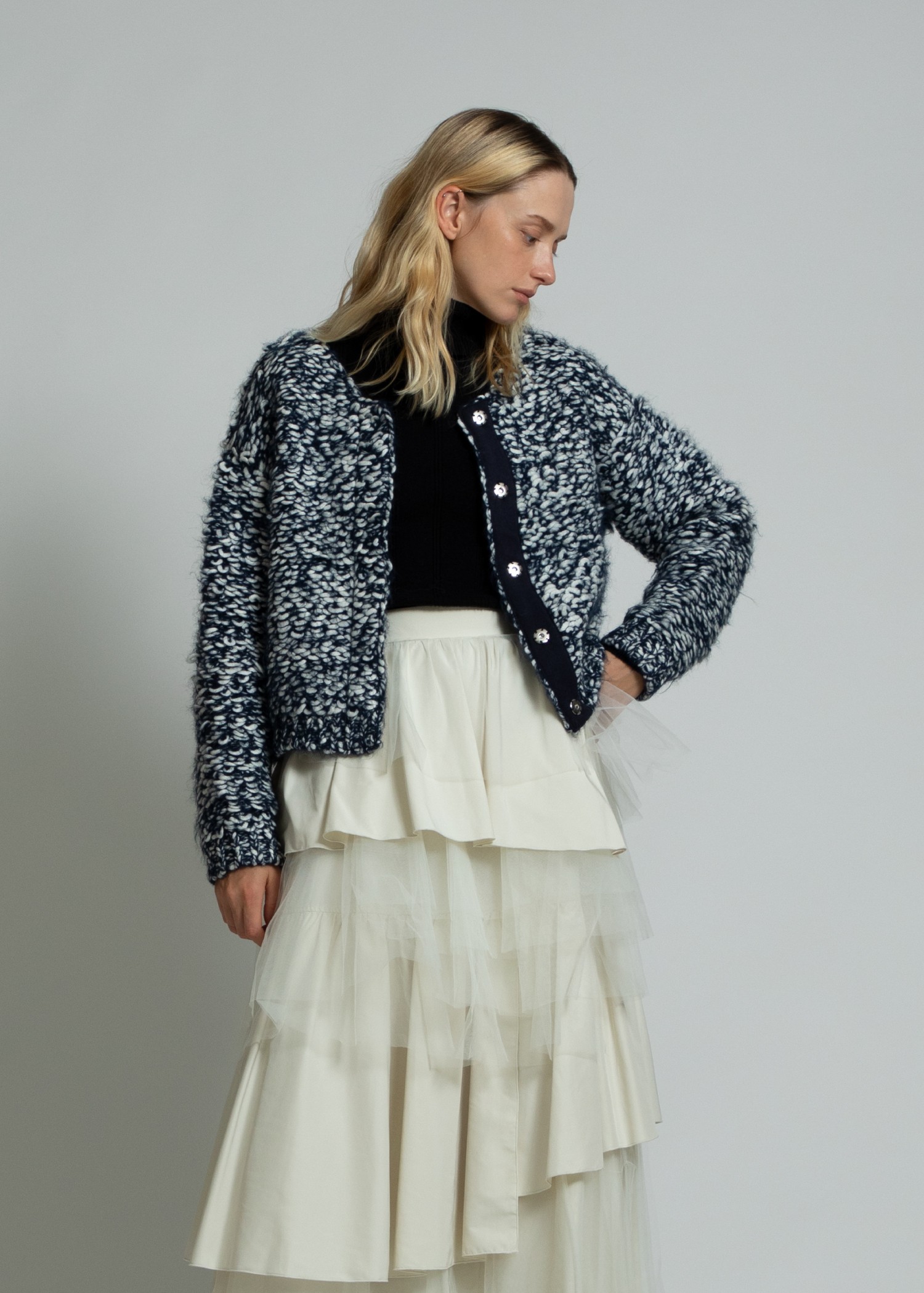 mix roving undulate knit CD