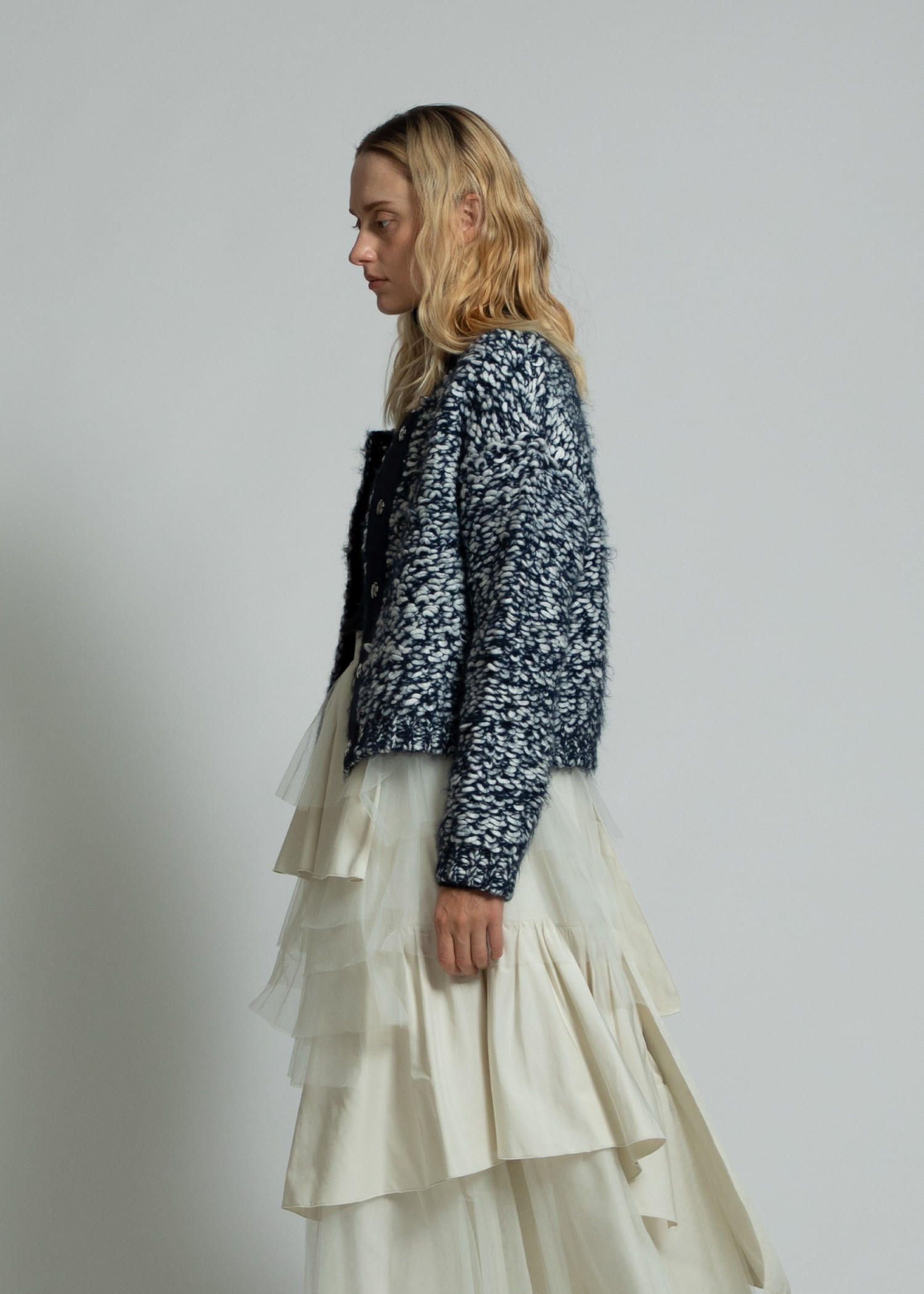 mix roving undulate knit CD