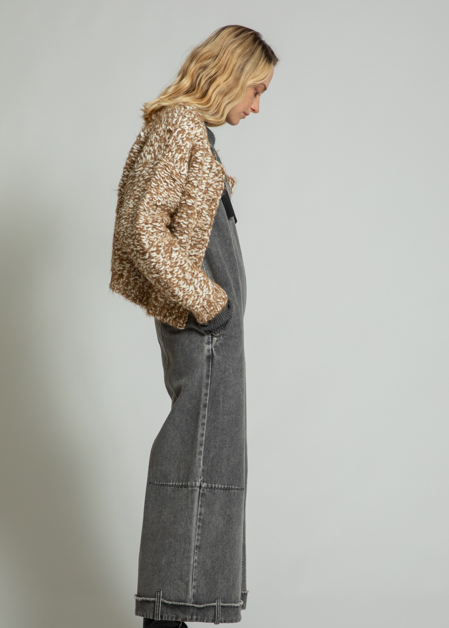 mix roving undulate knit CD