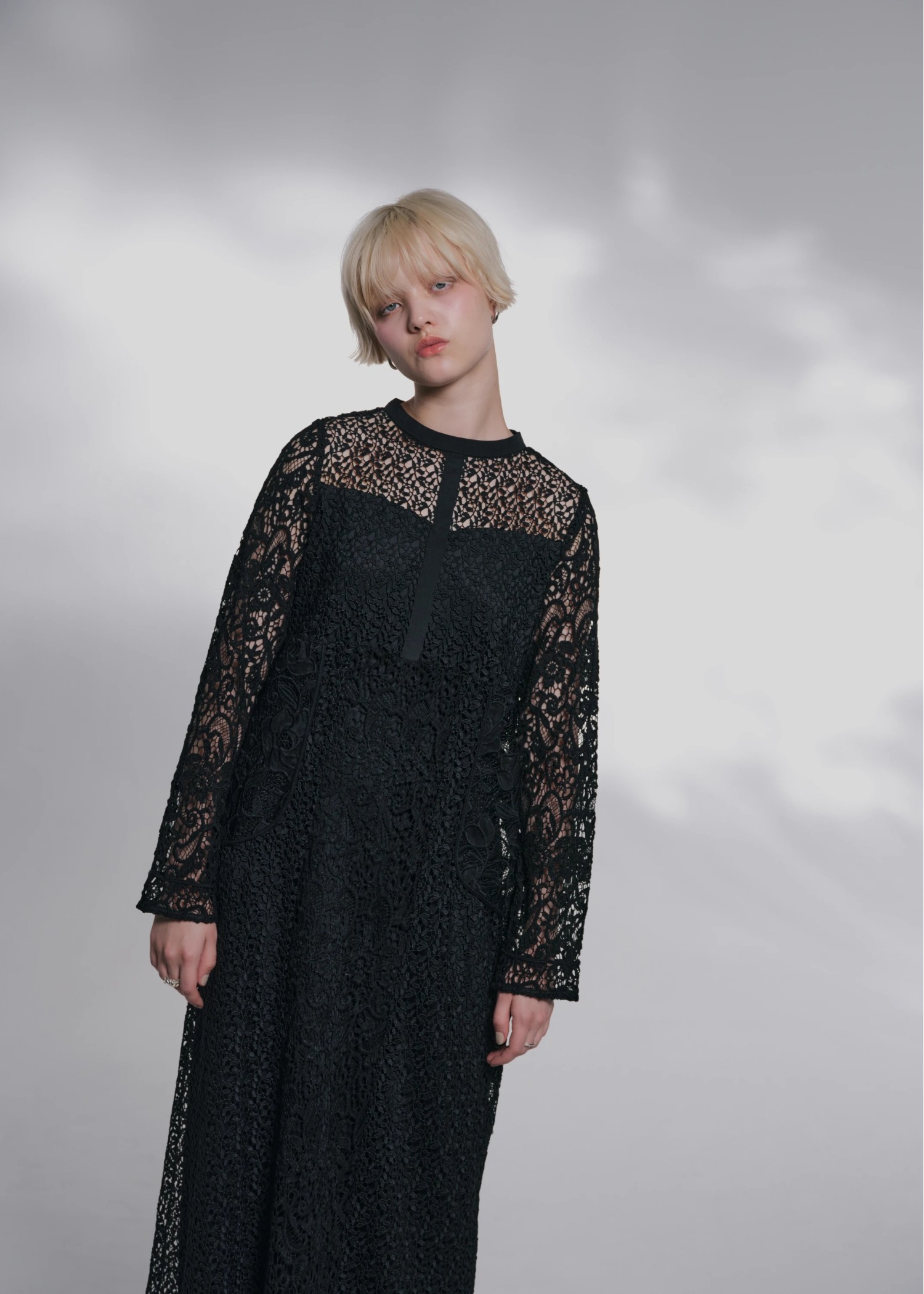 ワンピース willfully 24SS patchwork lace setup willfully 24SS patchwork lace setup