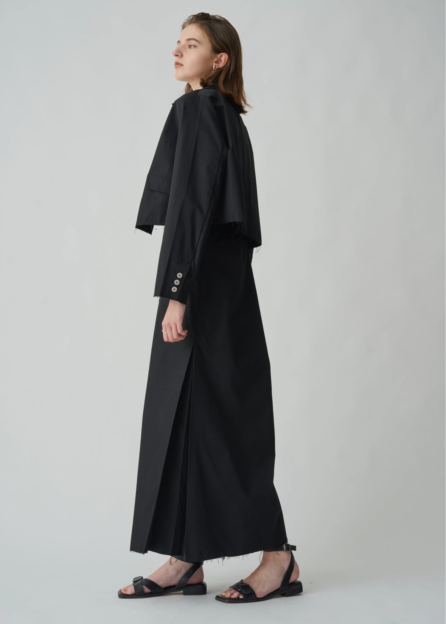 skipper collar bi color button SH/JK