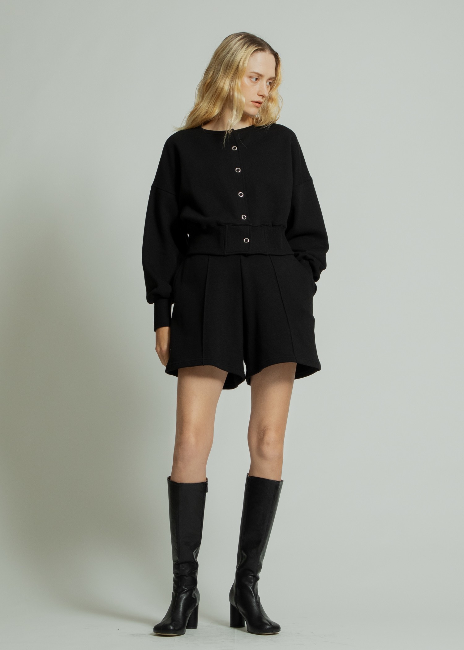 center seam relax sweat short PT