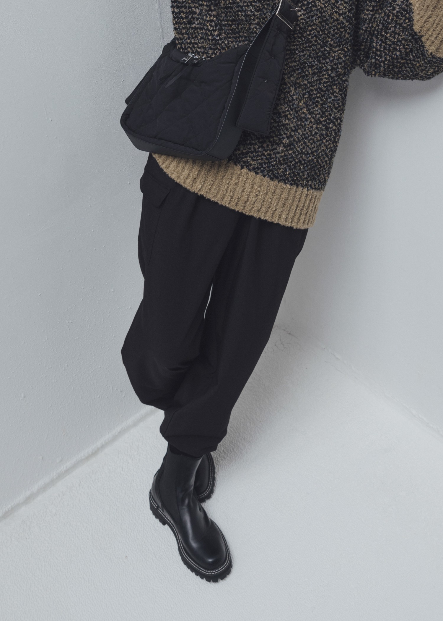 tuck side patch pocket hem rib PT