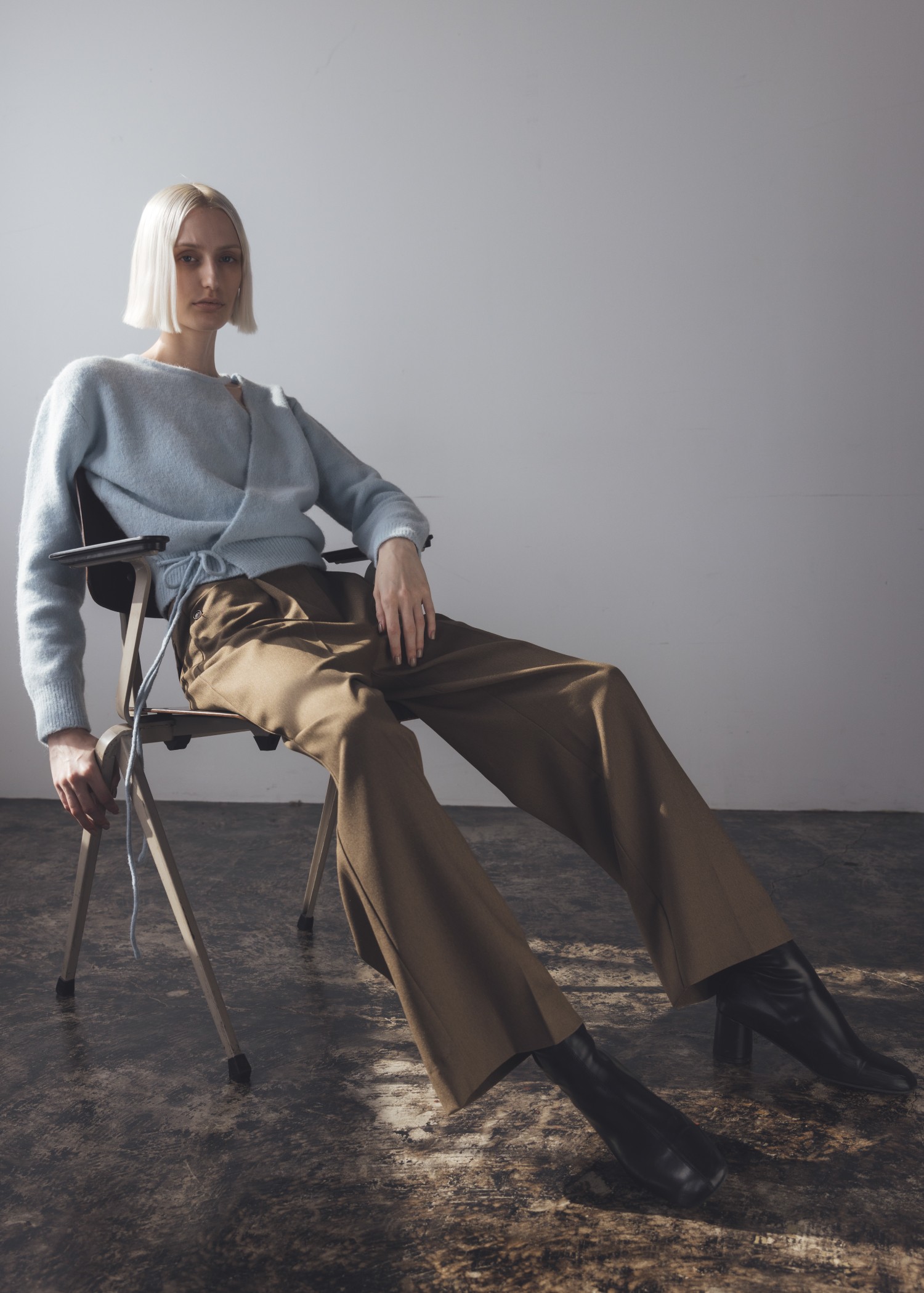 button pocket center press tuck PT