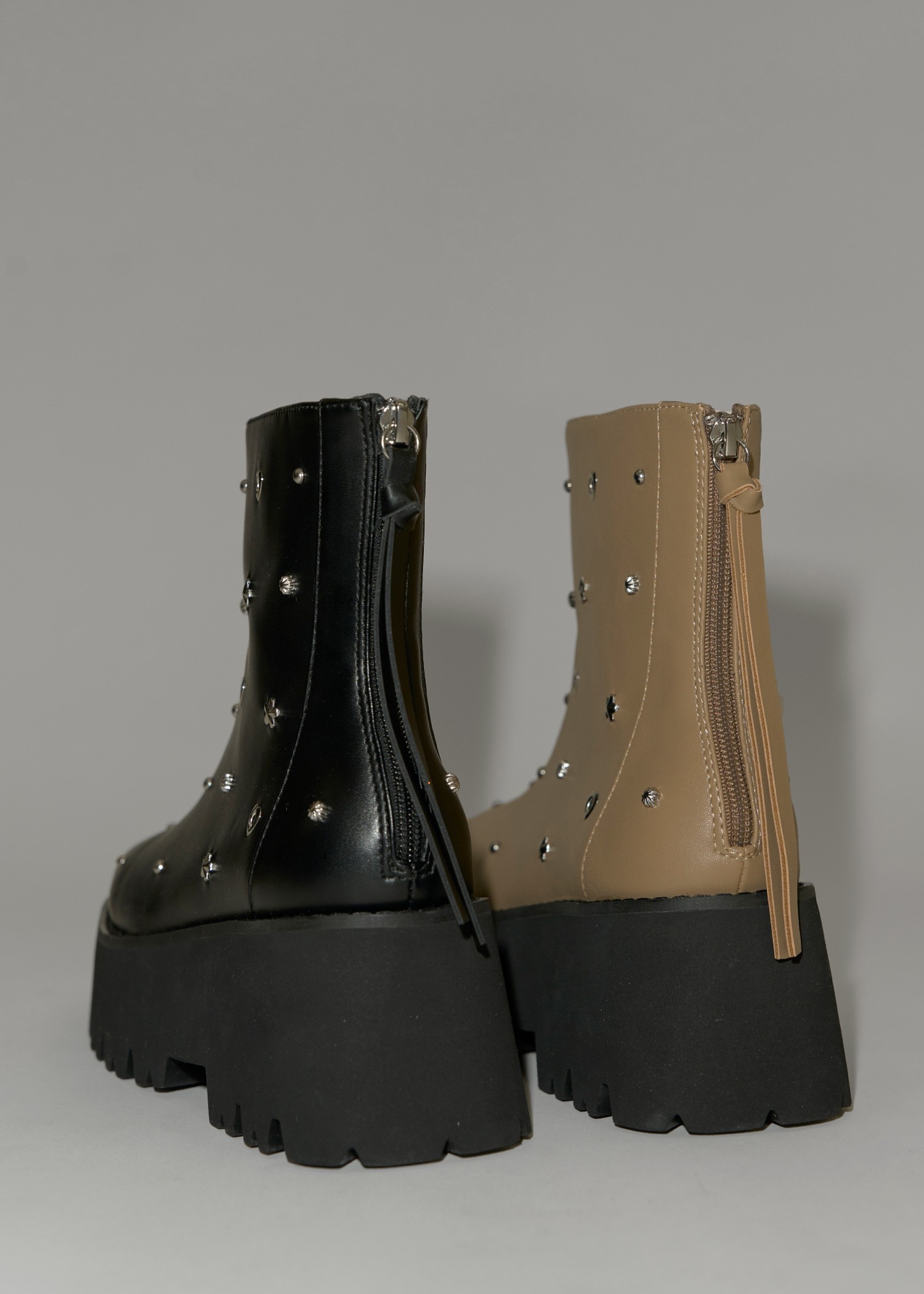 random studs short dad boots