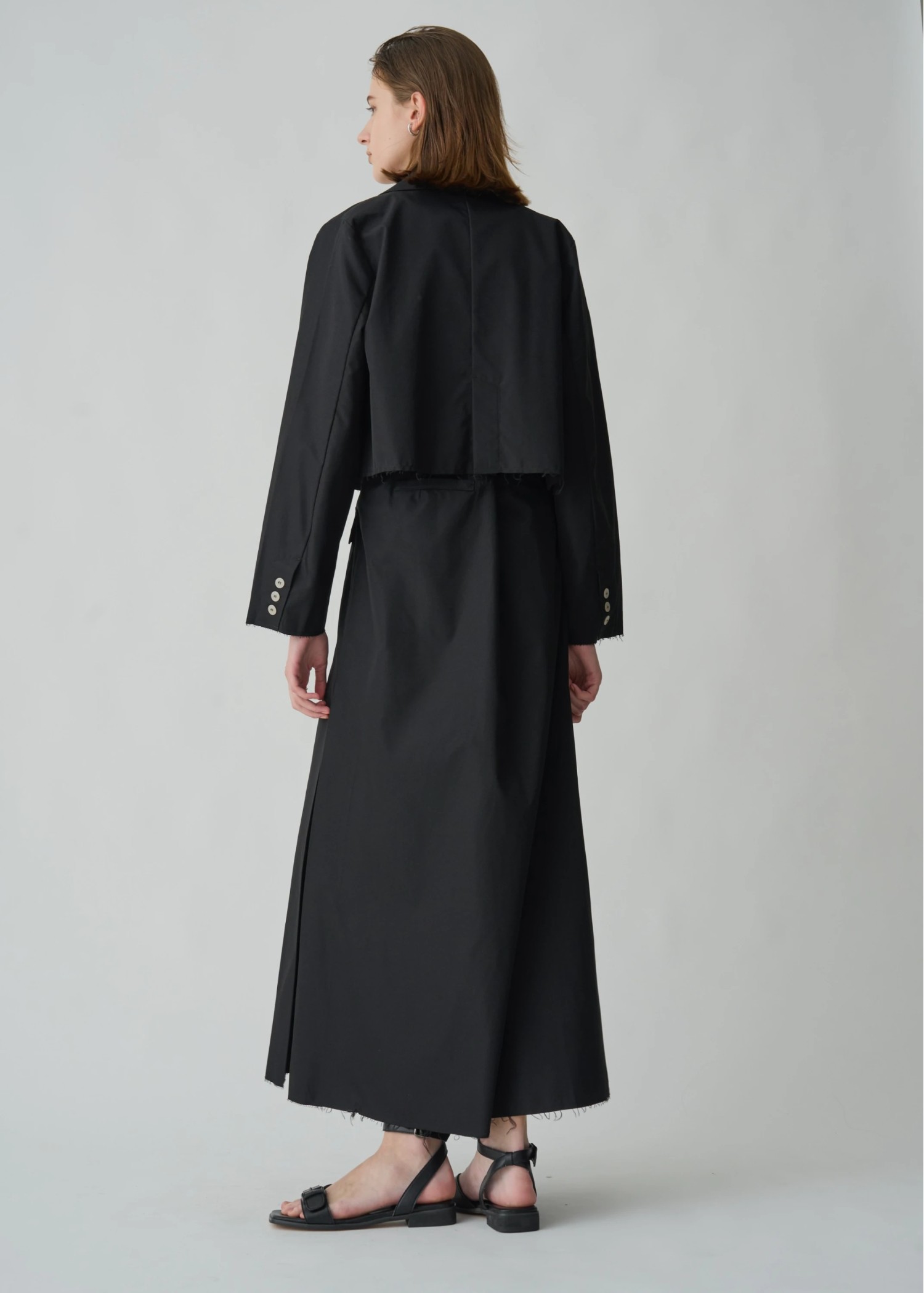 スカート WILLFULLY bi color stitch SK WILLFULLY（ウィルフリー）の「bi color stitch double gauze