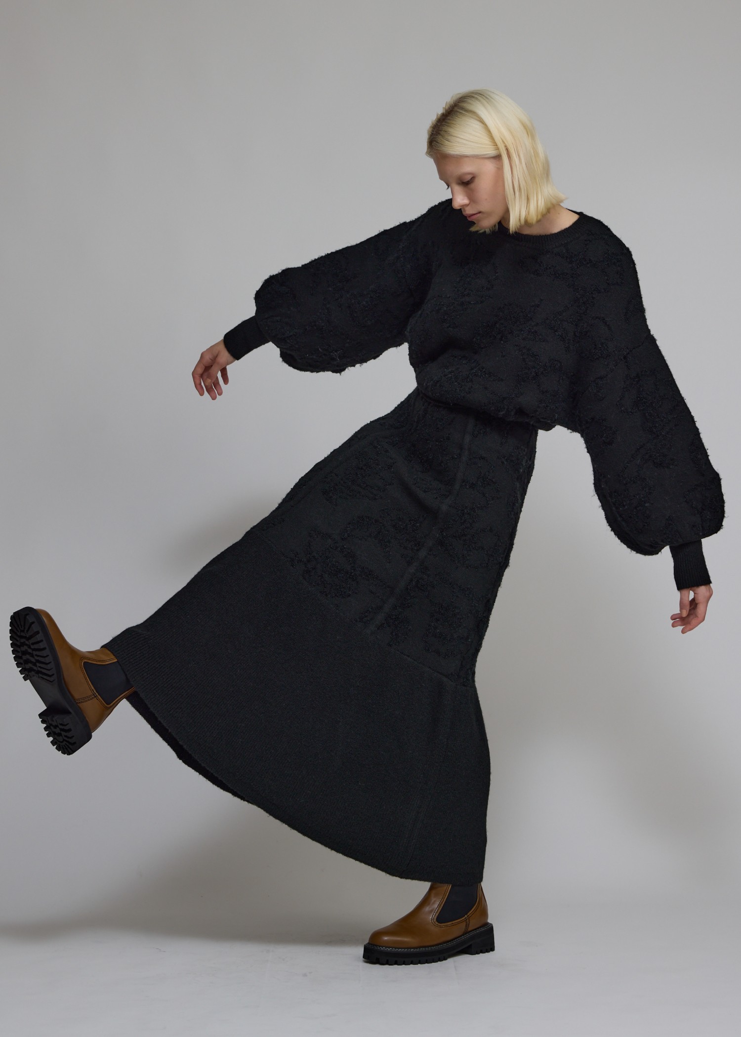 boucle flower jacquard mermaid SK