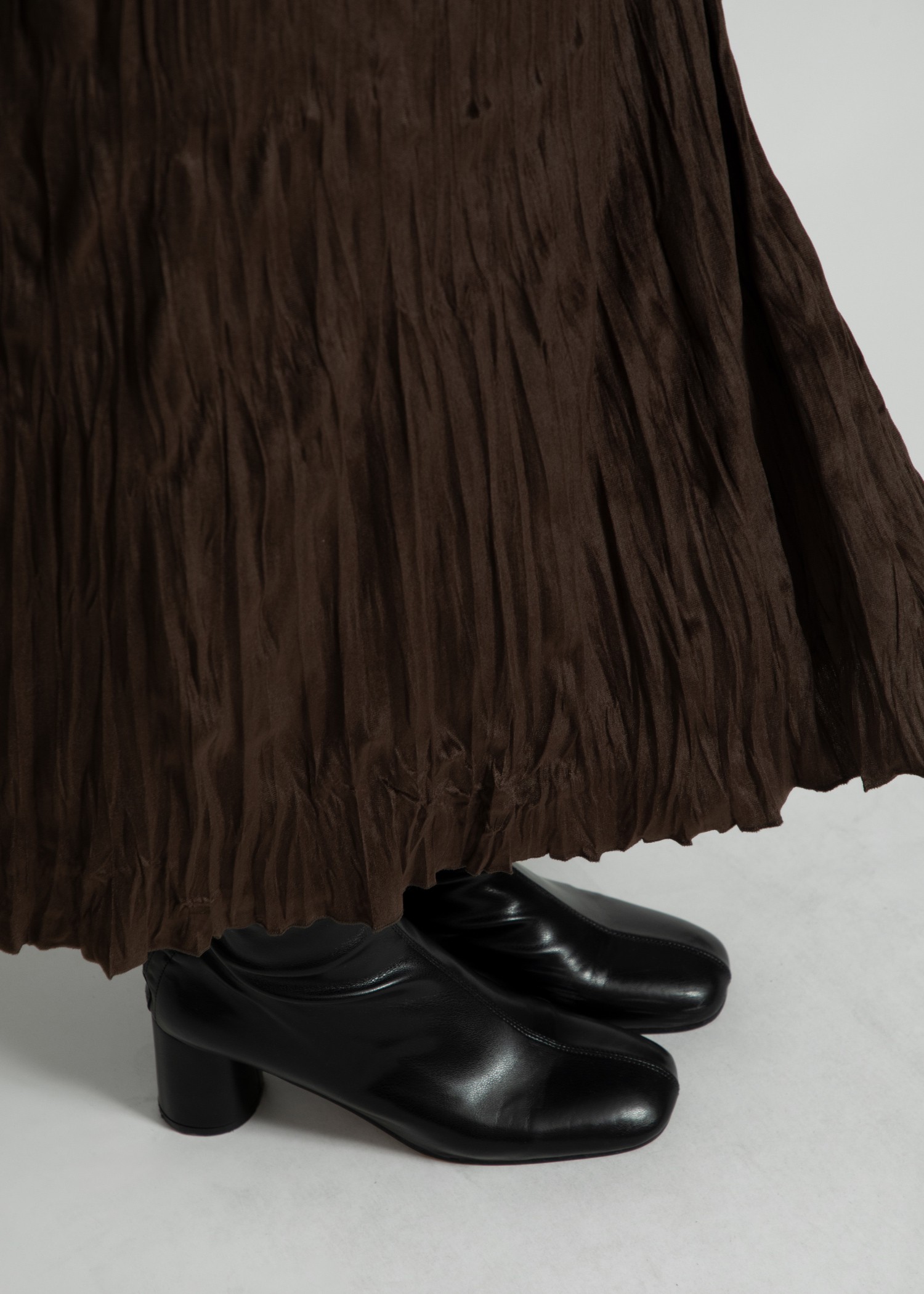 wrinkle velour flare color SK