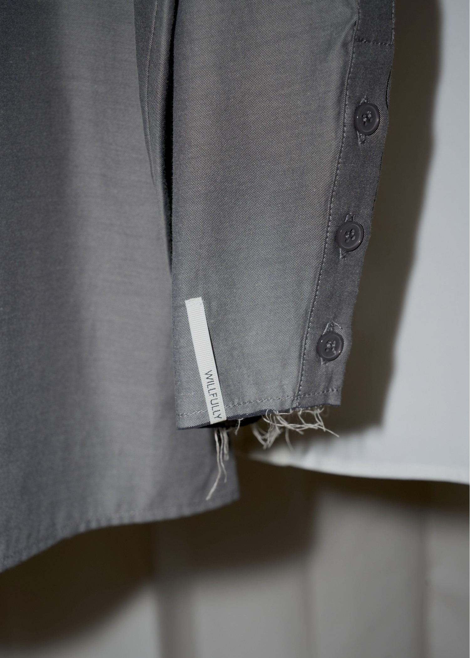 overlap collar cut off sleeve SH