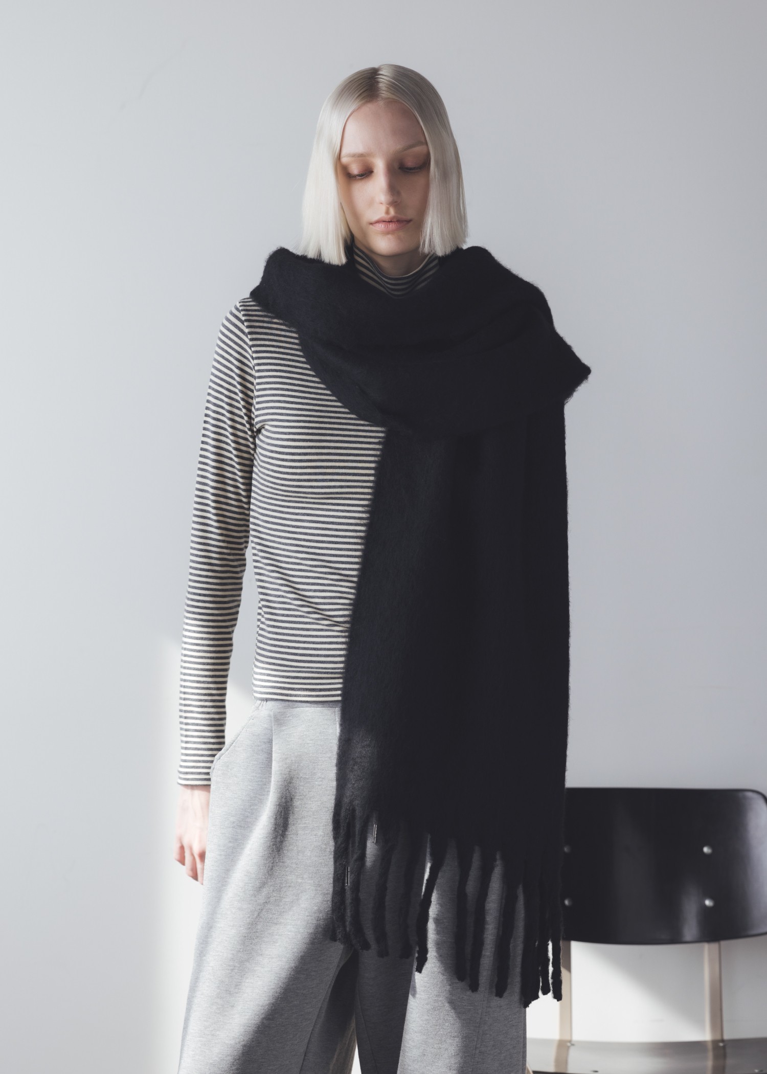 border turtle neck long T