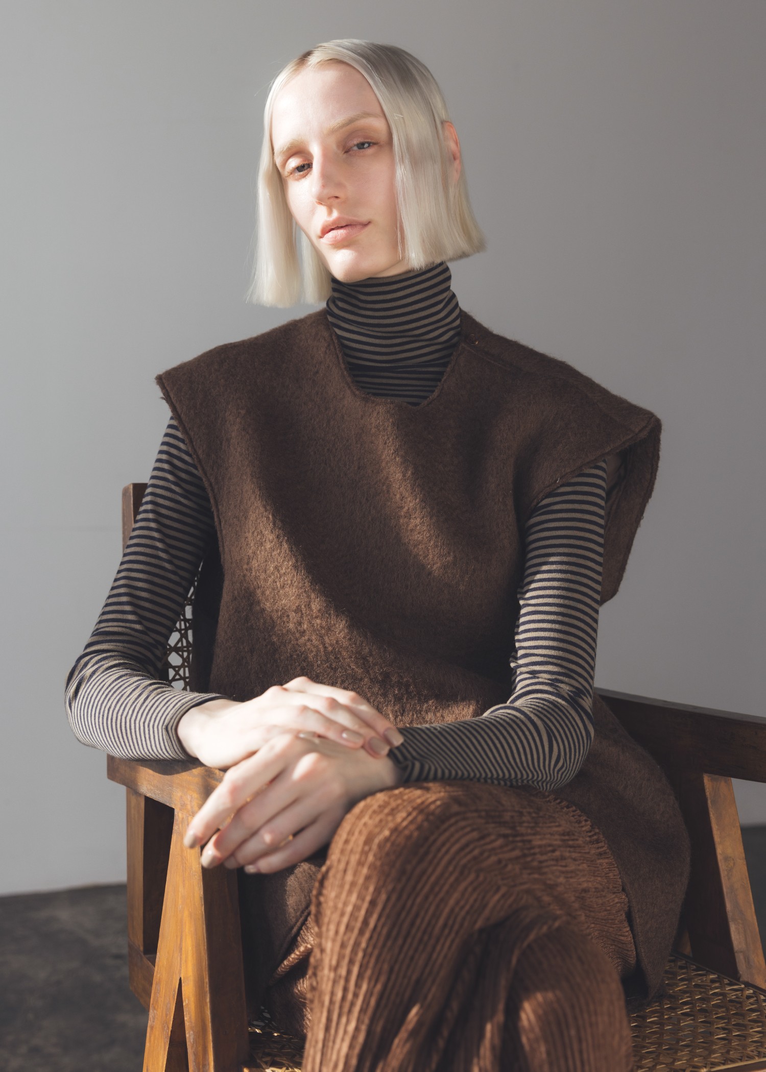 border turtle neck long T