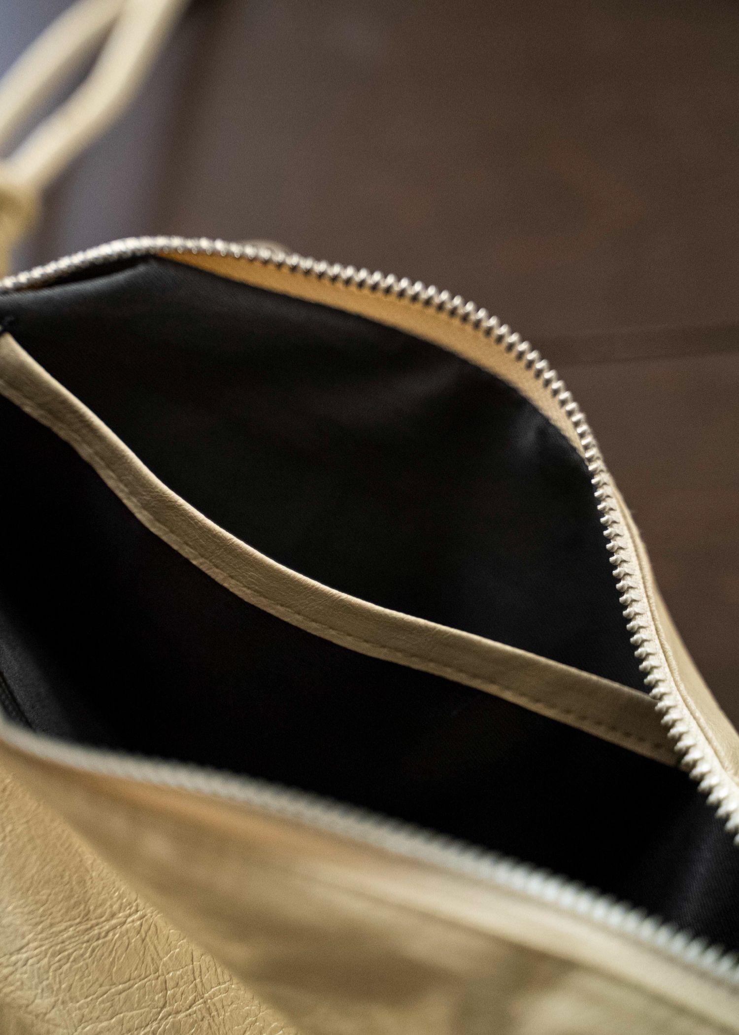 knotted strap half moon bag