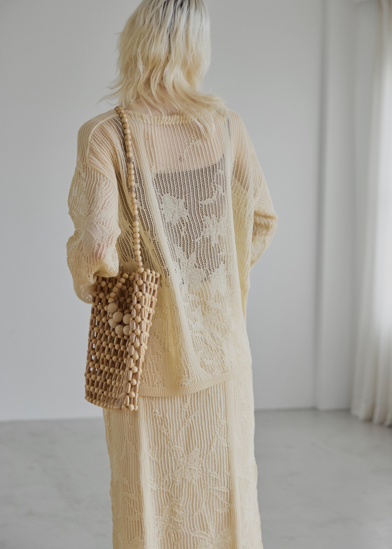 トップス willfully mesh flower rib sheer knit WILLFULLY official web store（ウィルフリーコウシキツウハン