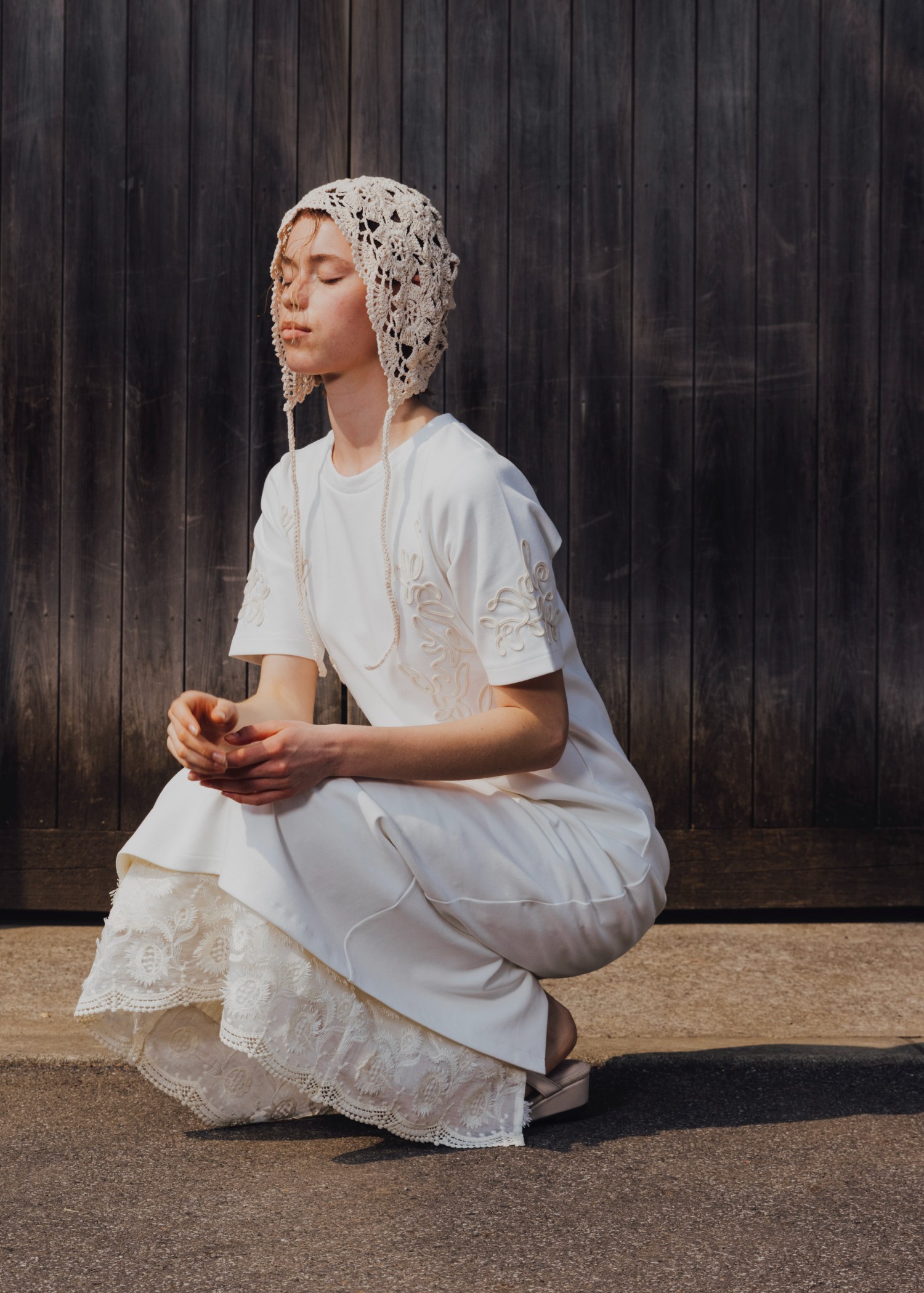 cord embroidery ponte OP