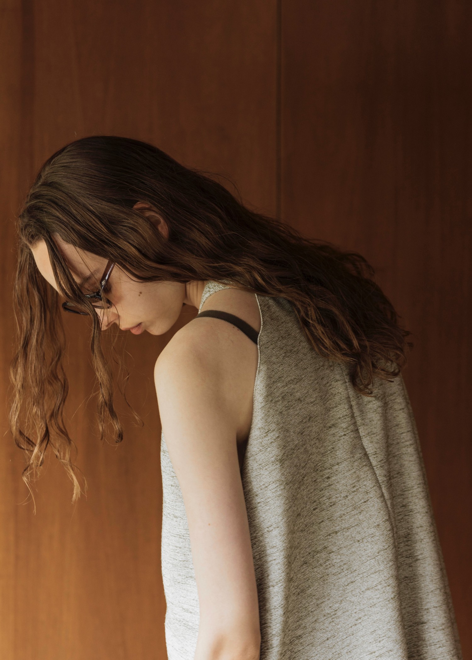 ワンピース willfully mix slab halter neck A line OP WILLFULLY official web store（ウィルフリーコウシキツウハン
