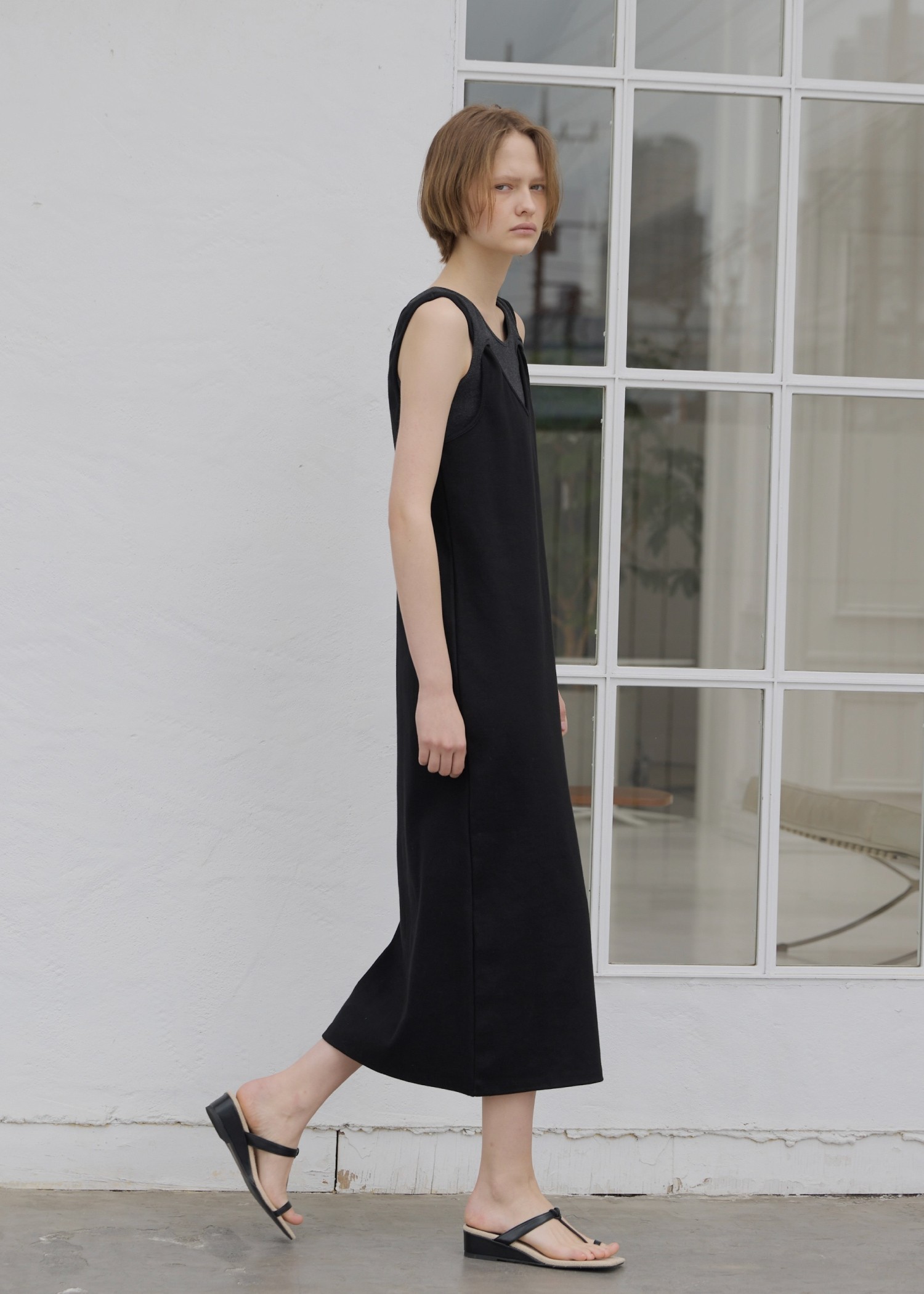 willfully hole tank layered rib OP ブラック WILLFULLY official web store（ウィルフリーコウシキツウハン