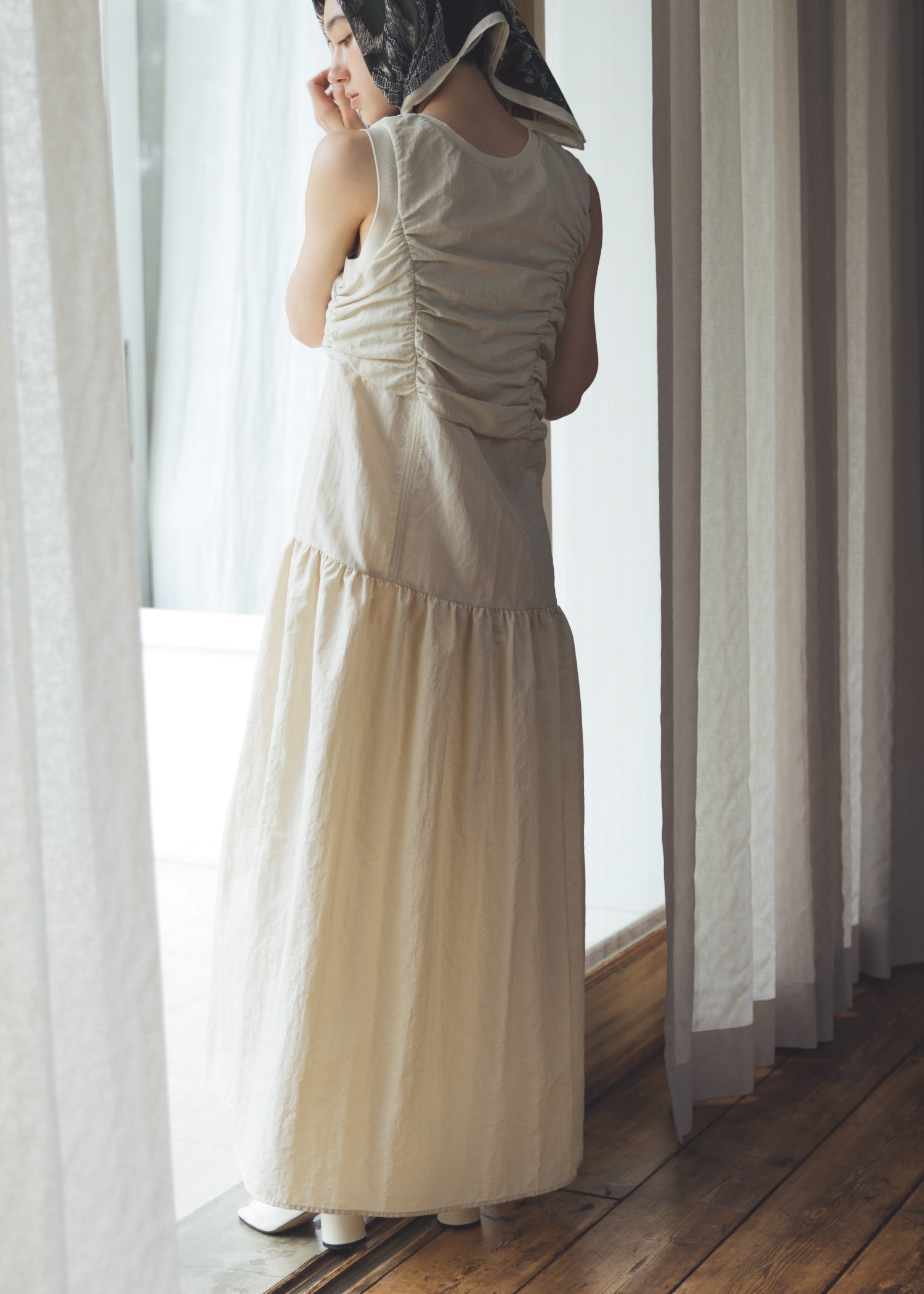 ワンピース yilon layered gather OP CLANE(クラネ)の「2WAY LAYERED GATHER ONE PIECE」 - PARTE