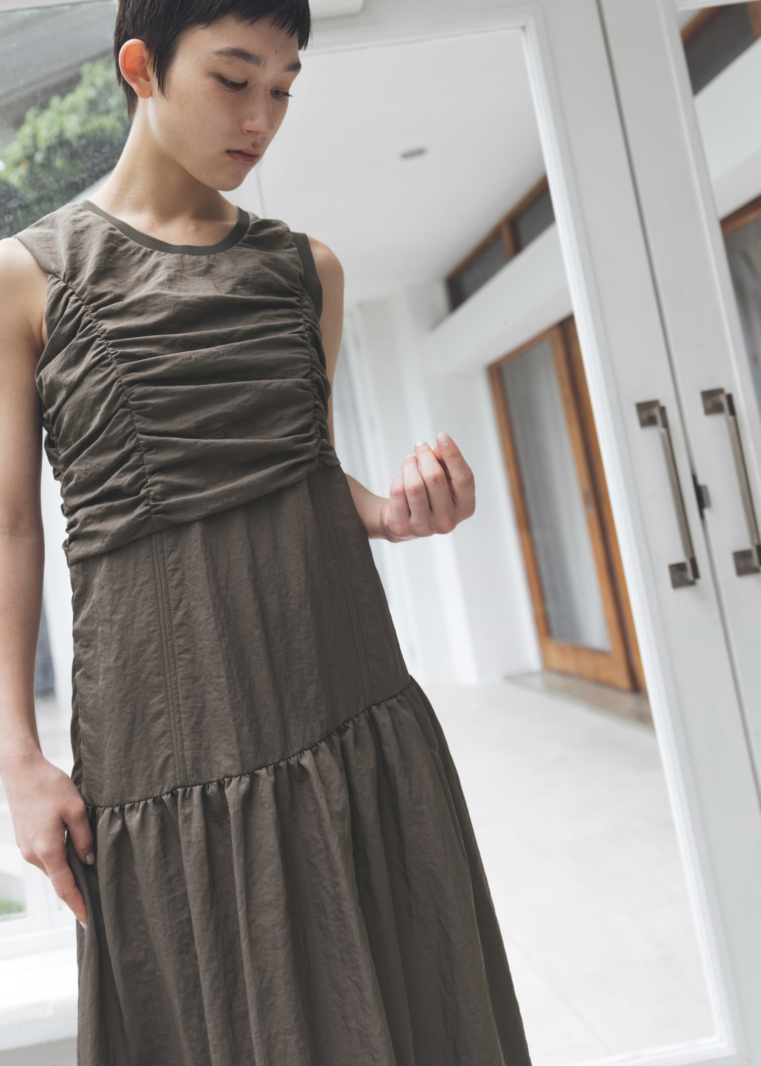 ワンピース meltthelady asymmetry volume sleeve op WILLFULLY official web store（ウィルフリーコウシキツウハン