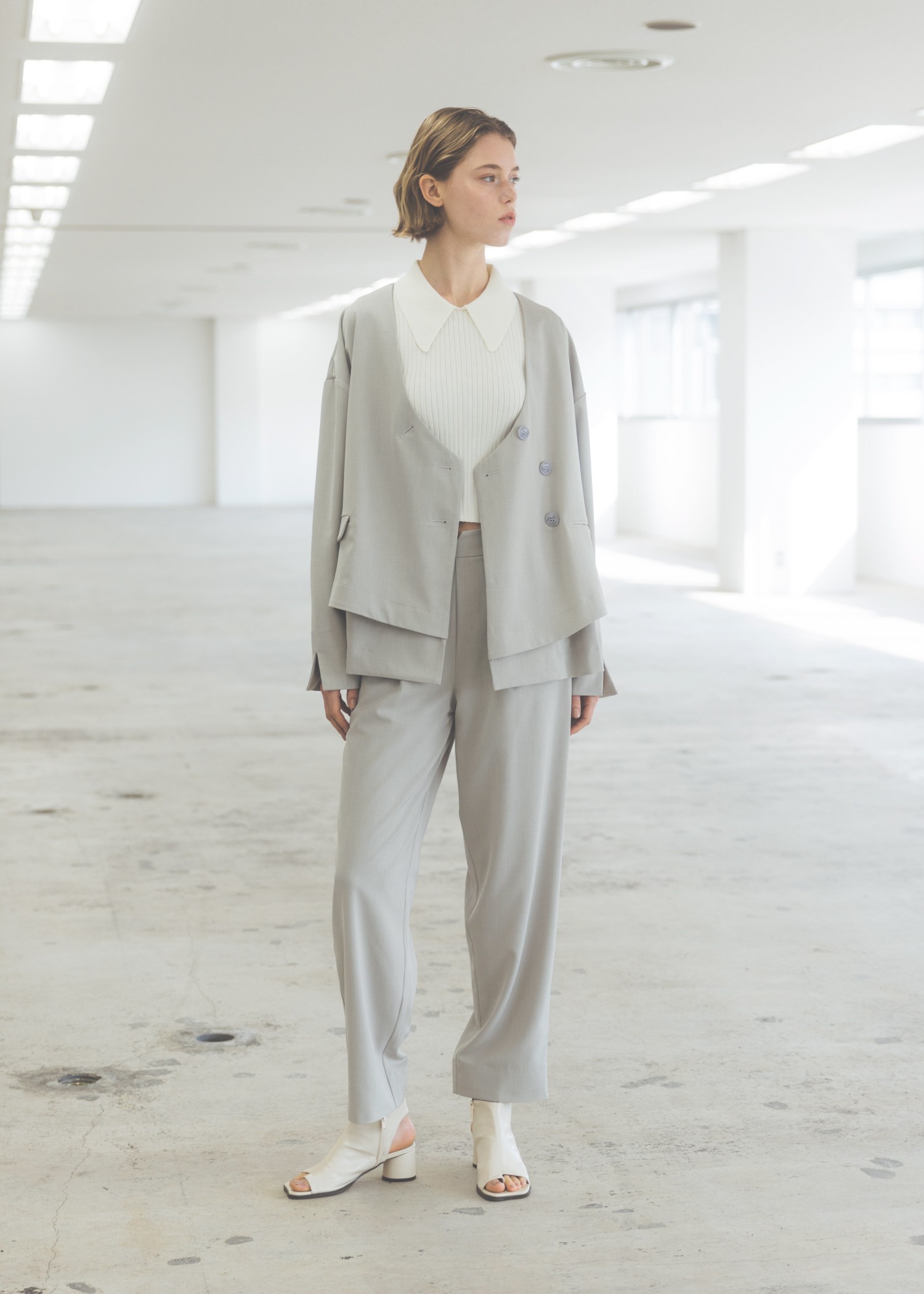 double hem flutter no collar JK