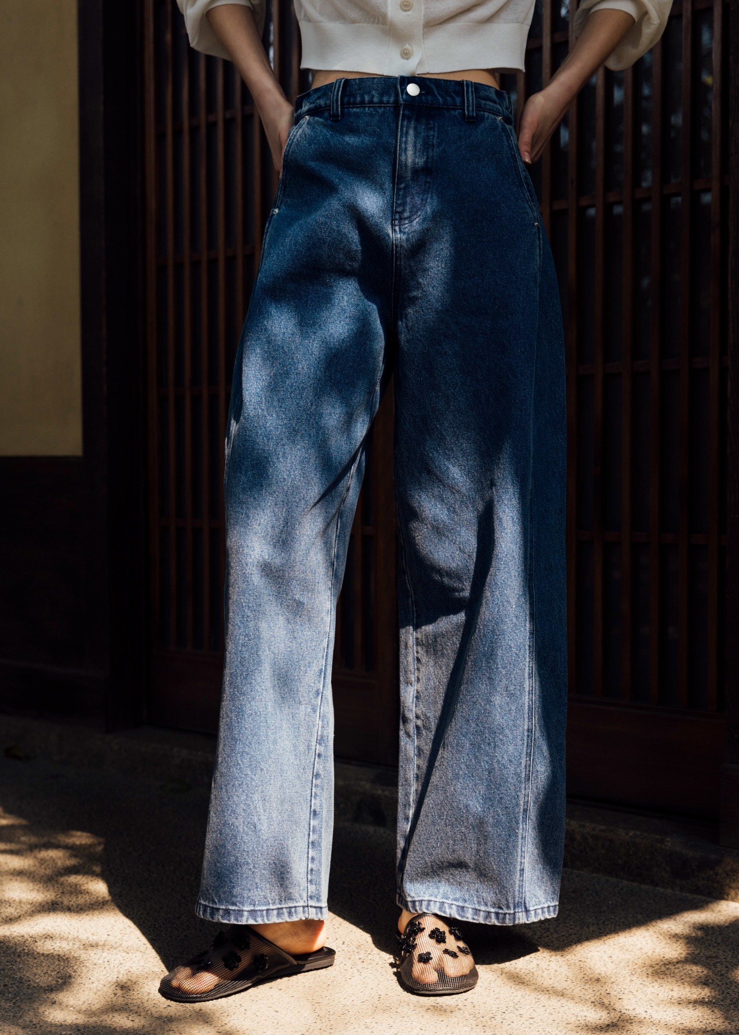 パンツ WILLFULLY loose side tuck denim PT WILLFULLY official web store（ウィルフリーコウシキツウハン