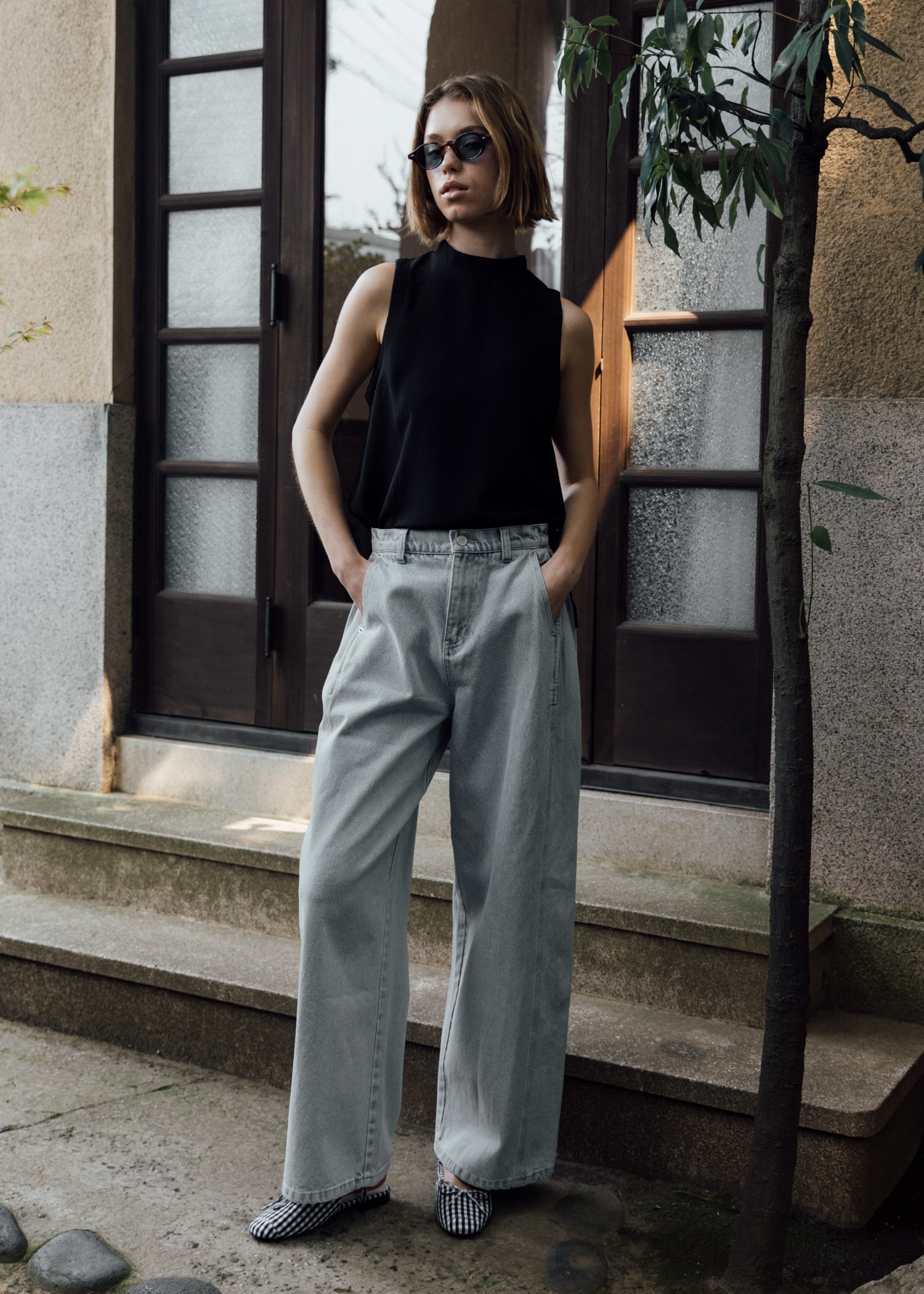 パンツ WILLFULLY loose side tuck denim PT WILLFULLY official web store(ウィルフリーコウシキツウハン