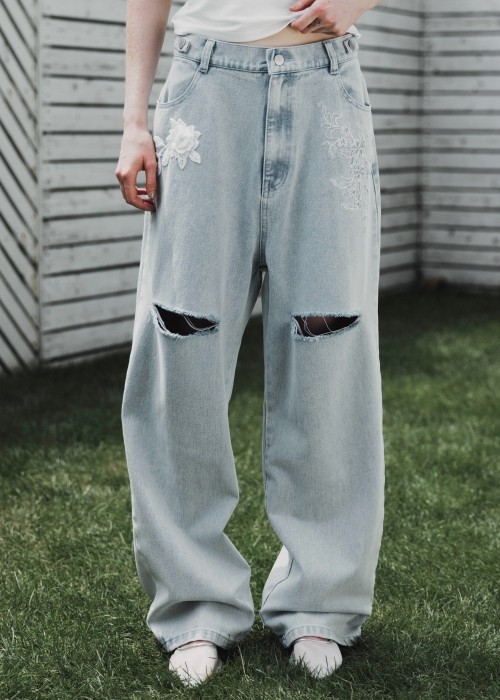 パンツ willfullychinocutoffside notch PT WILLFULLY（ウィルフリー）の「chino cut off side notch PT