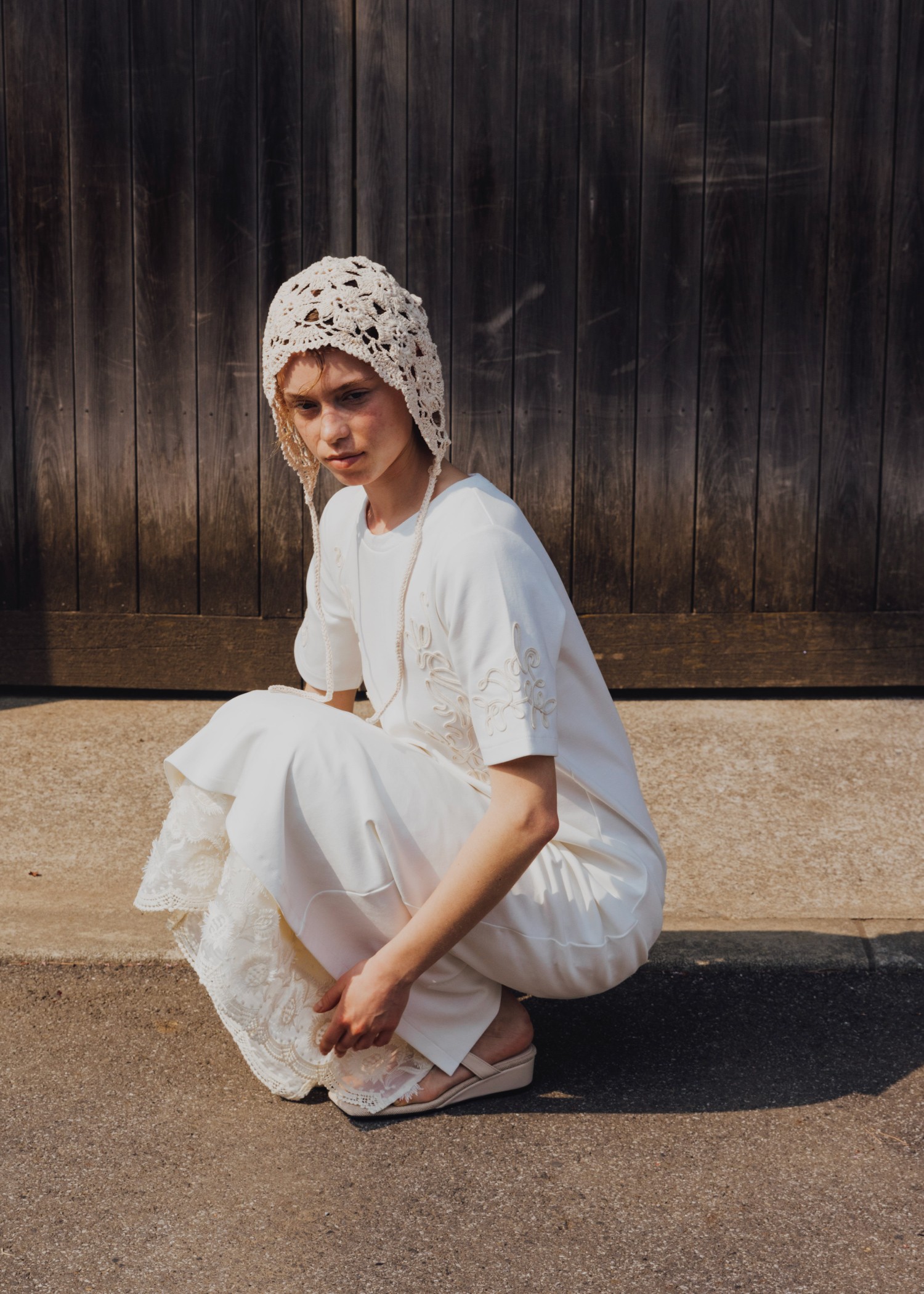 linen thumb narrow sandal