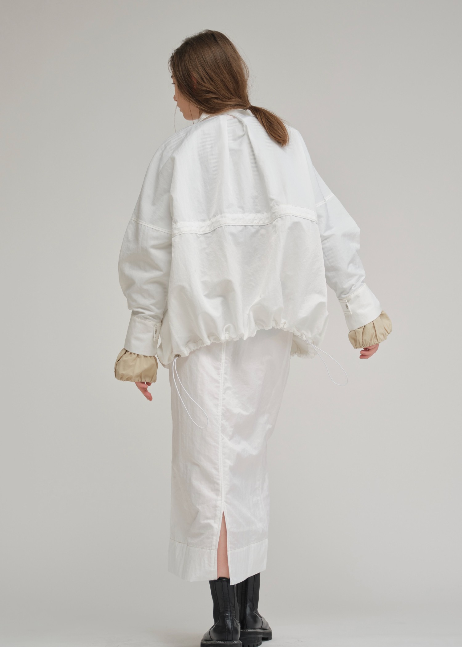 flap pocket bi color stitch pencil nylon SK