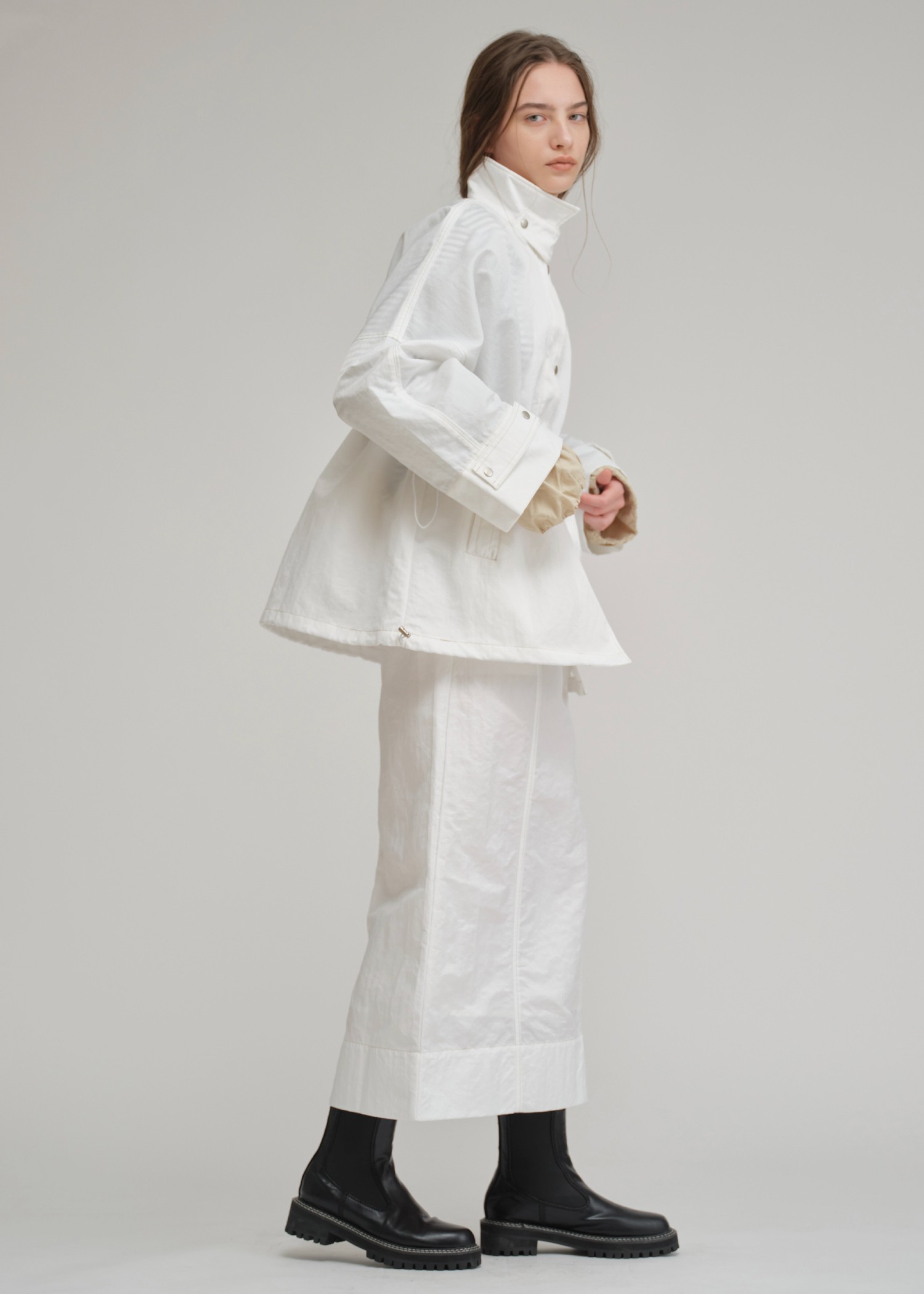 flap pocket bi color stitch pencil nylon SK