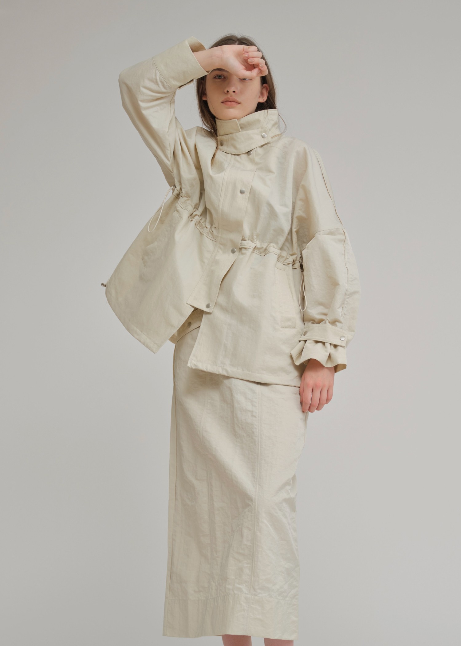 flap pocket bi color stitch pencil nylon SK