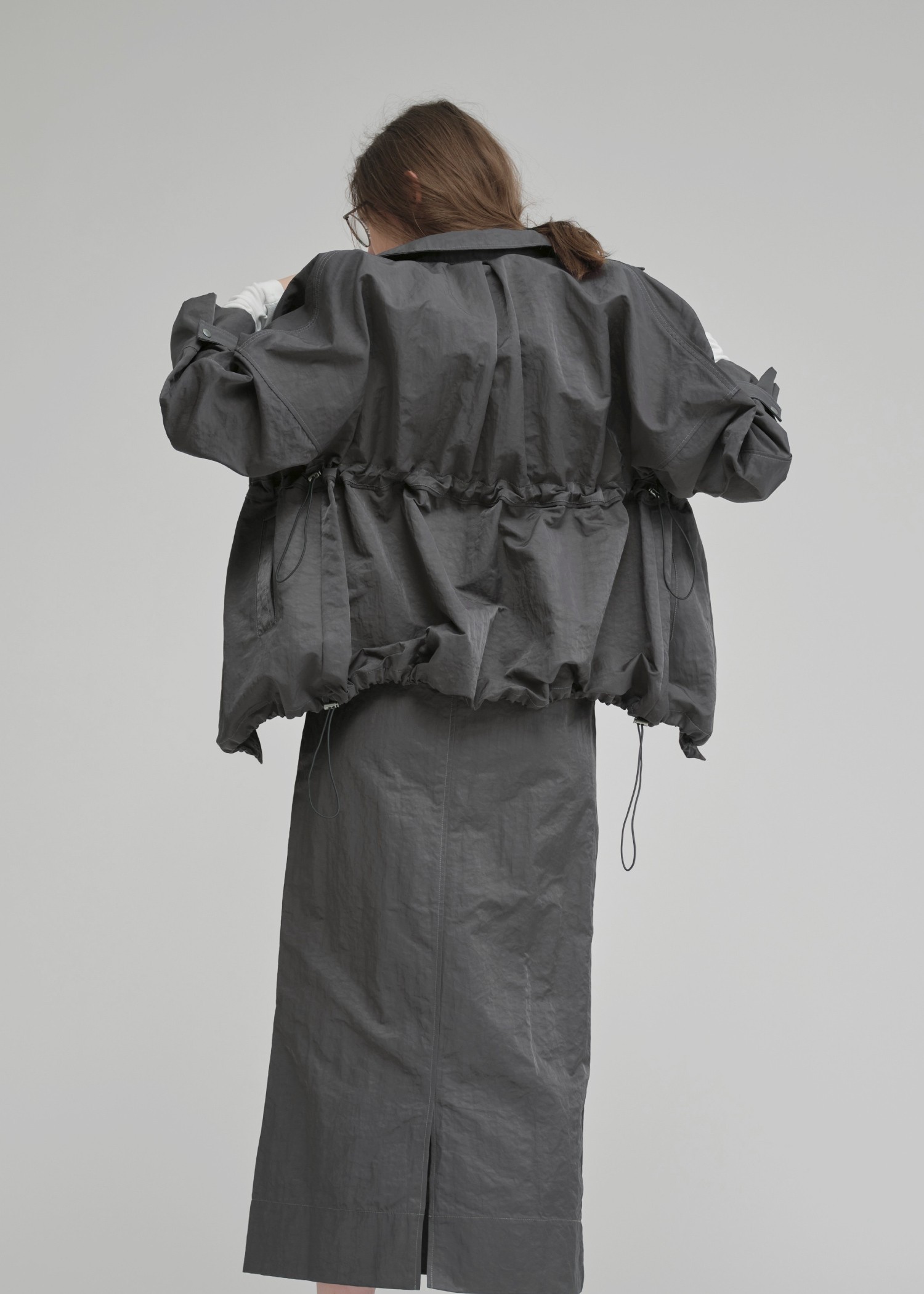 flap pocket bi color stitch pencil nylon SK