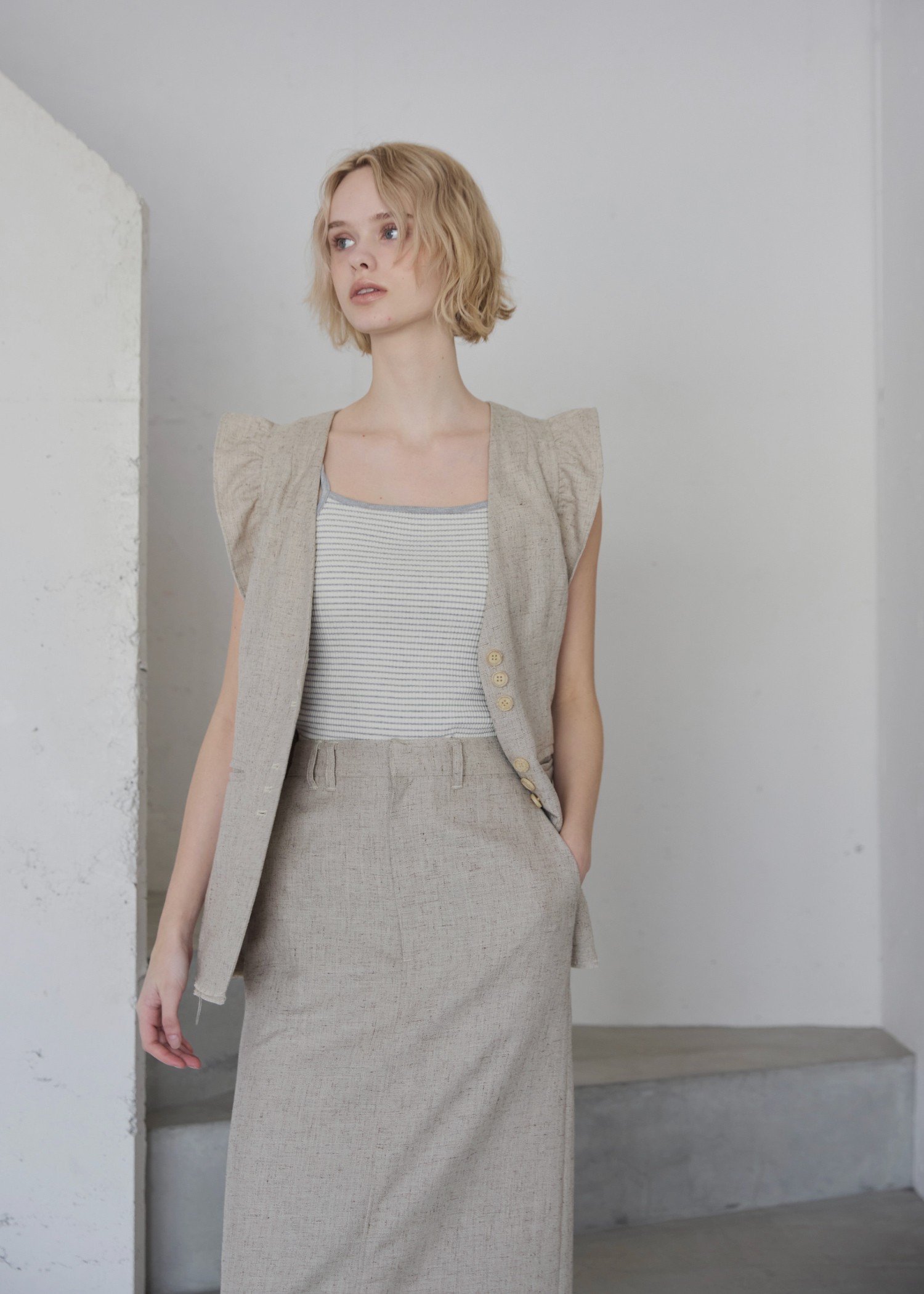 hem frill pencil nep SK